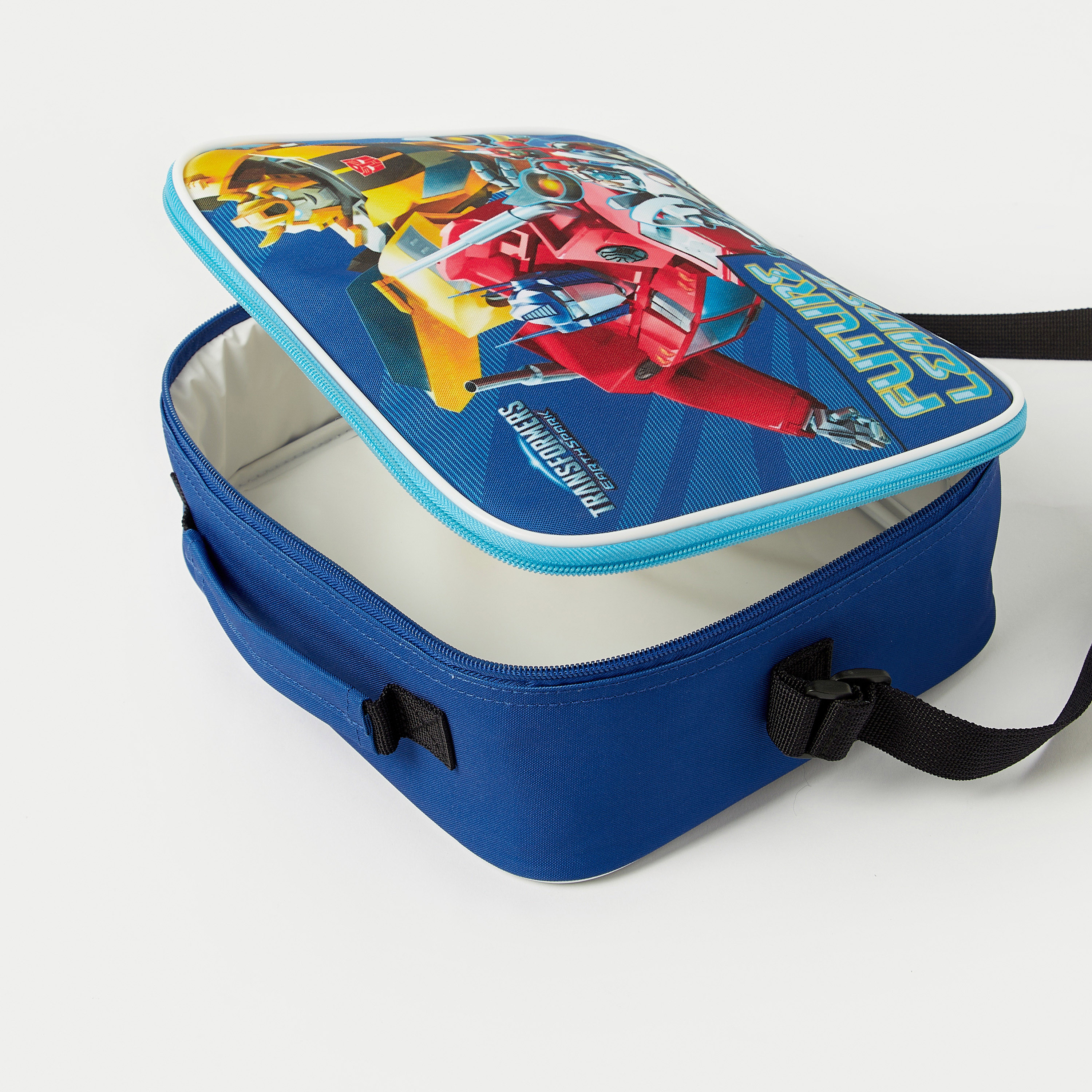 Transformers Printed Insulated Lunch Bag with Adjustable Trolley Belt-school-lunchessentials-lunchbags-image-5