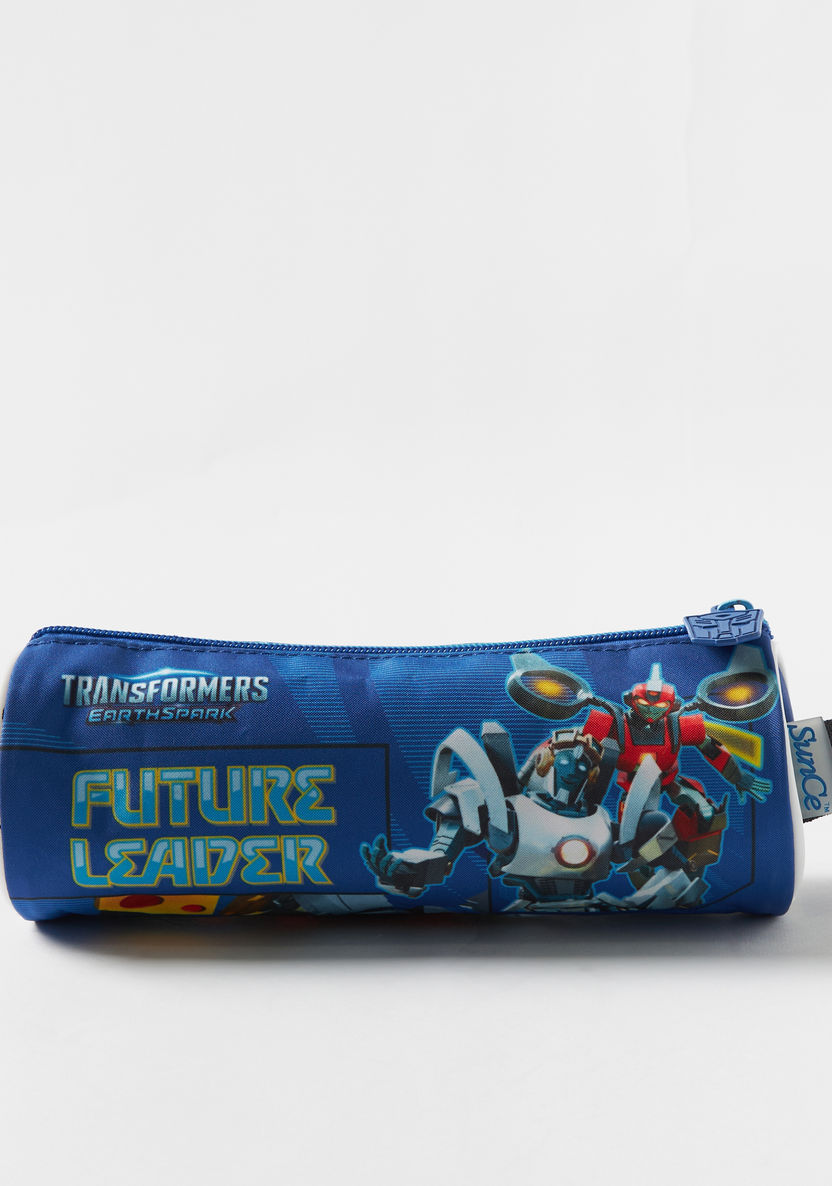 Transformers Earthspark Print Pencil Pouch with Zip Closure-Pencil Cases-image-0