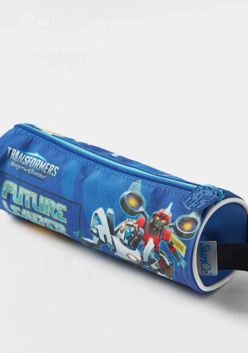 Transformers Earthspark Print Pencil Pouch with Zip Closure-Pencil Cases-image-1