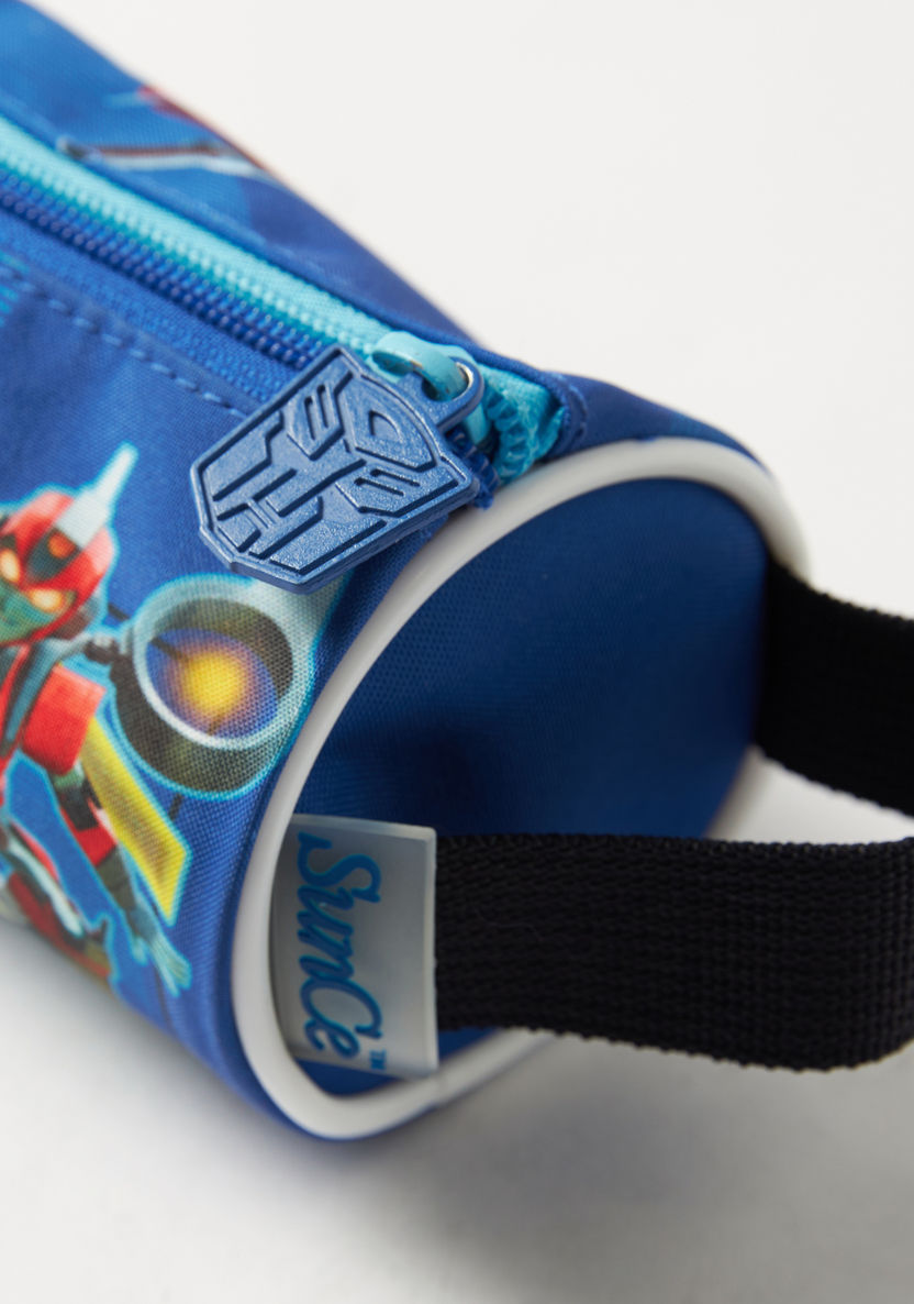 Transformers Earthspark Print Pencil Pouch with Zip Closure-Pencil Cases-image-2