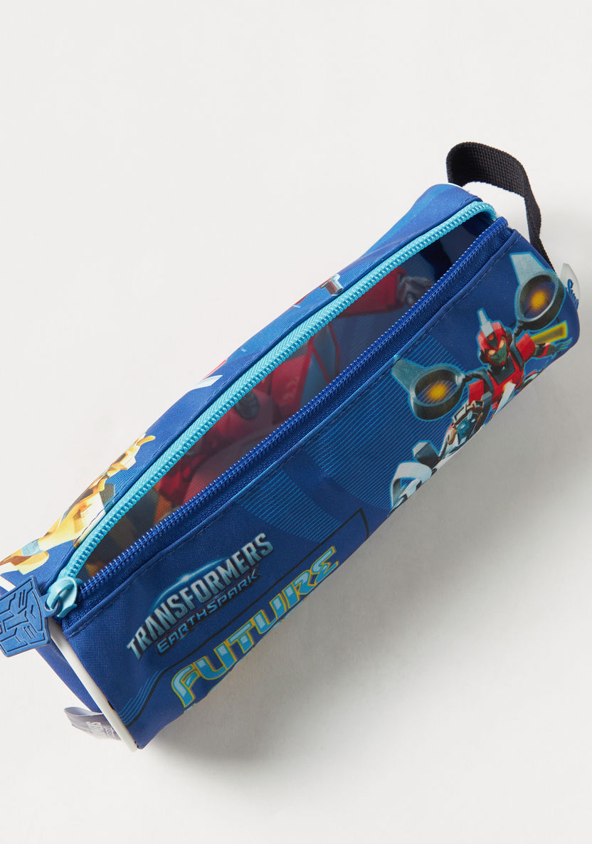 Transformers Earthspark Print Pencil Pouch with Zip Closure-Pencil Cases-image-3