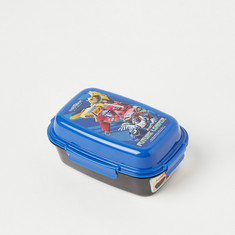 Transformers Printed 4-Partion Lunch Box and Clip Lock Lid