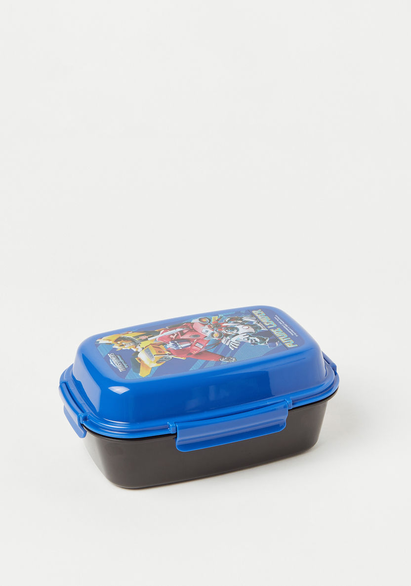 Transformers Printed 4-Partion Lunch Box and Clip Lock Lid-Lunch Boxes-image-1