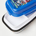 Transformers Printed 4-Partion Lunch Box and Clip Lock Lid-Lunch Boxes-thumbnailMobile-4