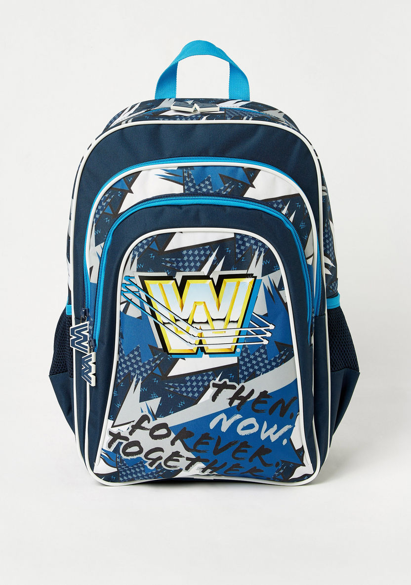 WWE Print Backpack - 16 inches-Backpacks-image-0