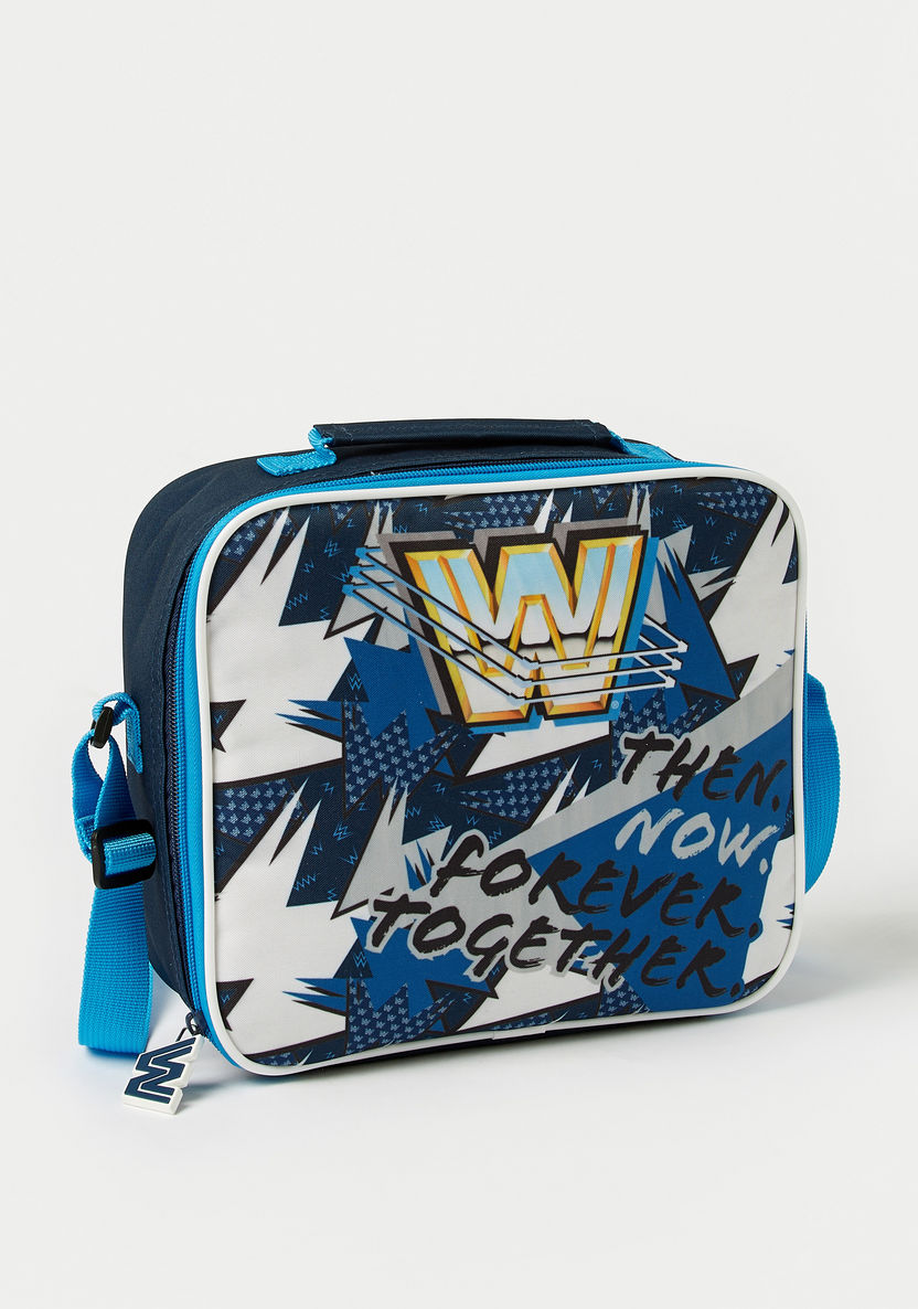 WWE Printed Insulated Lunch Bag with Adjustable Trolley Belt-Lunch Bags-image-0