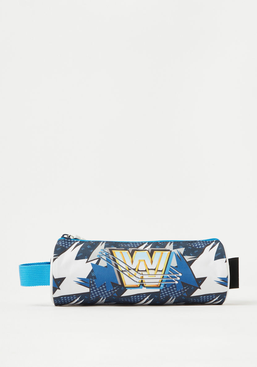 WWE Print Pencil Pouch with Zip Closure-Pencil Cases-image-0