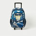 WWE Print Trolley Backpack with Wheels and Retractable Handle - 18 inches-Trolleys-thumbnail-0