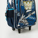 WWE Print Trolley Backpack with Wheels and Retractable Handle - 18 inches-Trolleys-thumbnail-2