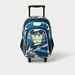WWE Print Trolley Backpack with Wheels and Retractable Handle - 16 inches-Trolleys-thumbnailMobile-0
