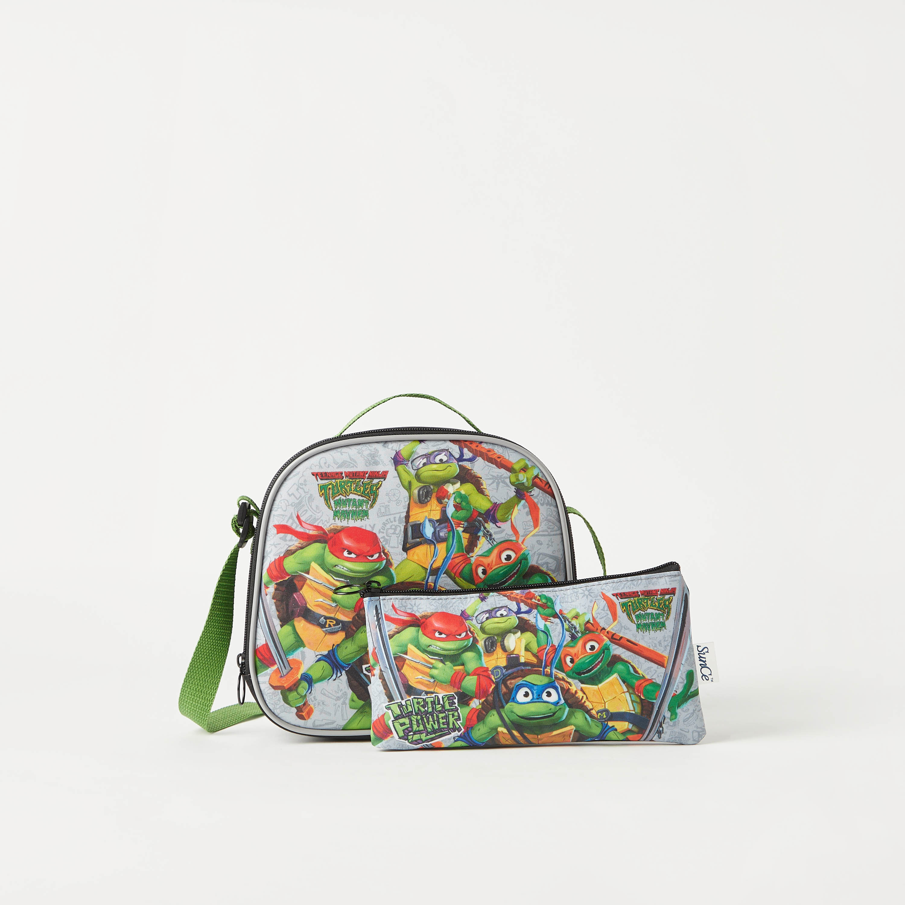 TMNT 3-pc set. Kids backpack, 2024 Brimmed hat and thermos.