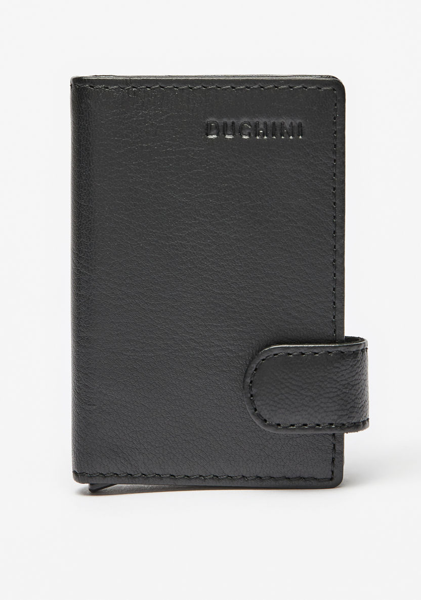 Duchini Solid Wallet with Snap Button Closure-Men%27s Wallets%C2%A0& Pouches-image-0