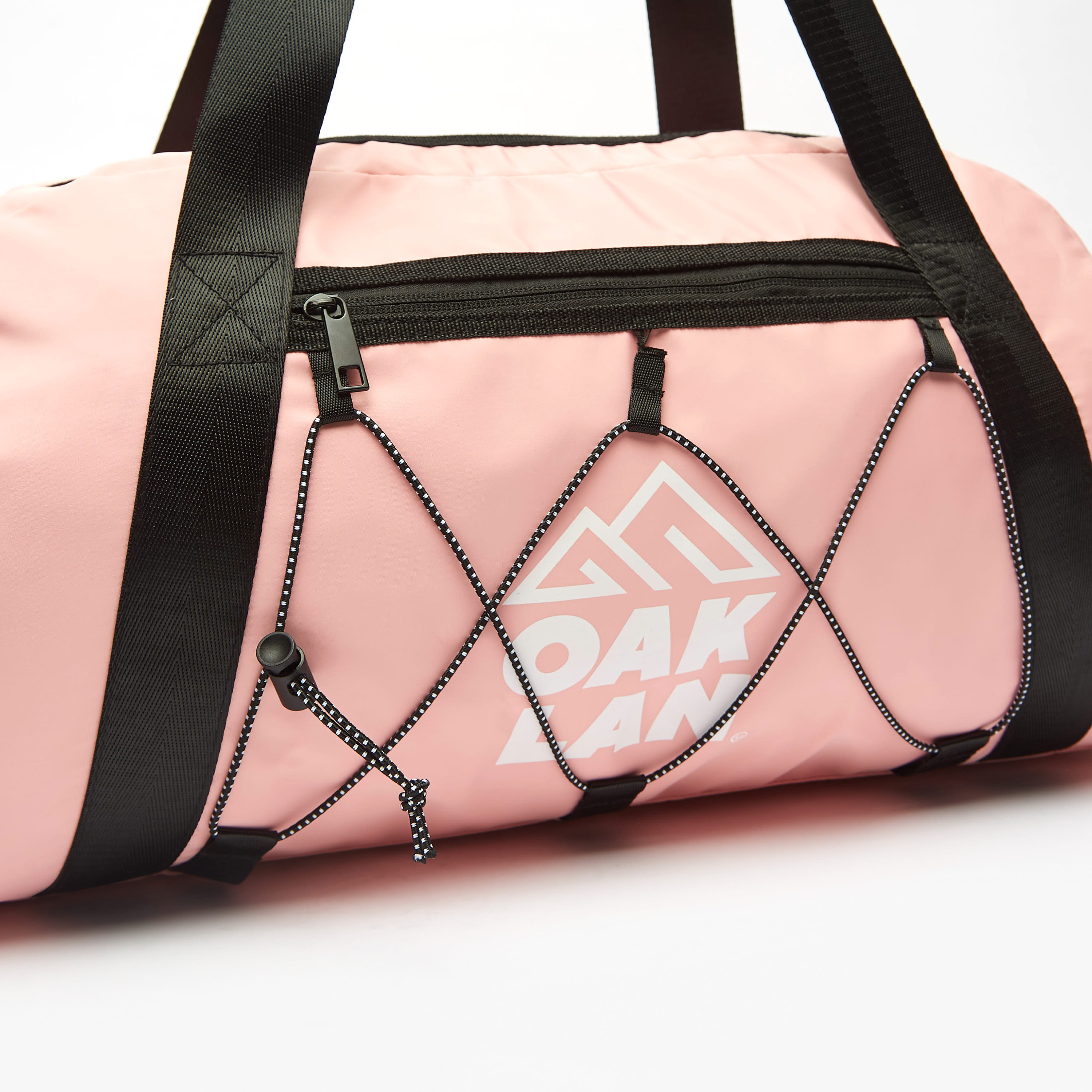 OAKLAN Logo Print Duffel Bag with Detachable Strap and Zip Closure-travel-luggagesandbags-dufflebags-image-7