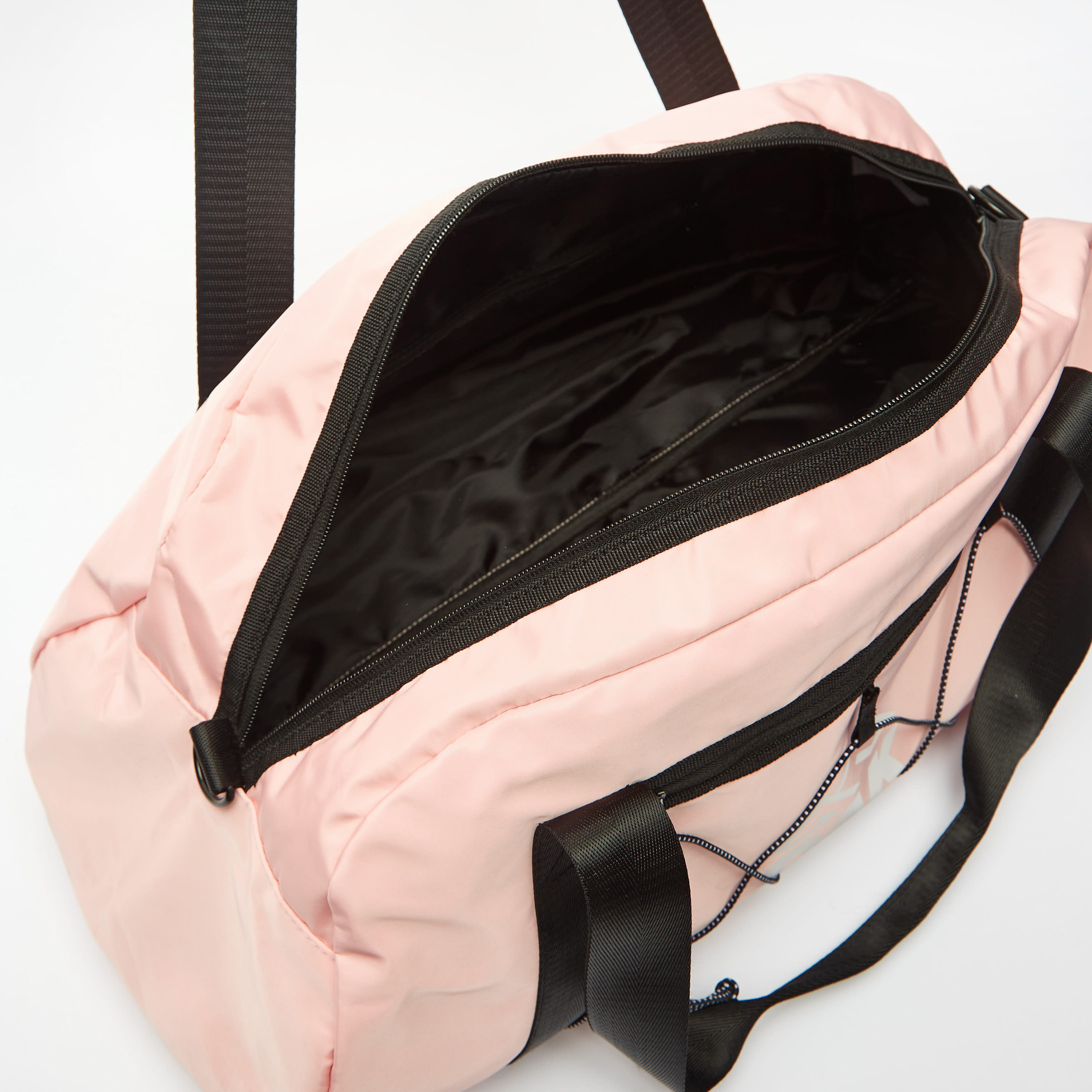 OAKLAN Logo Print Duffel Bag with Detachable Strap and Zip Closure-travel-luggagesandbags-dufflebags-image-8