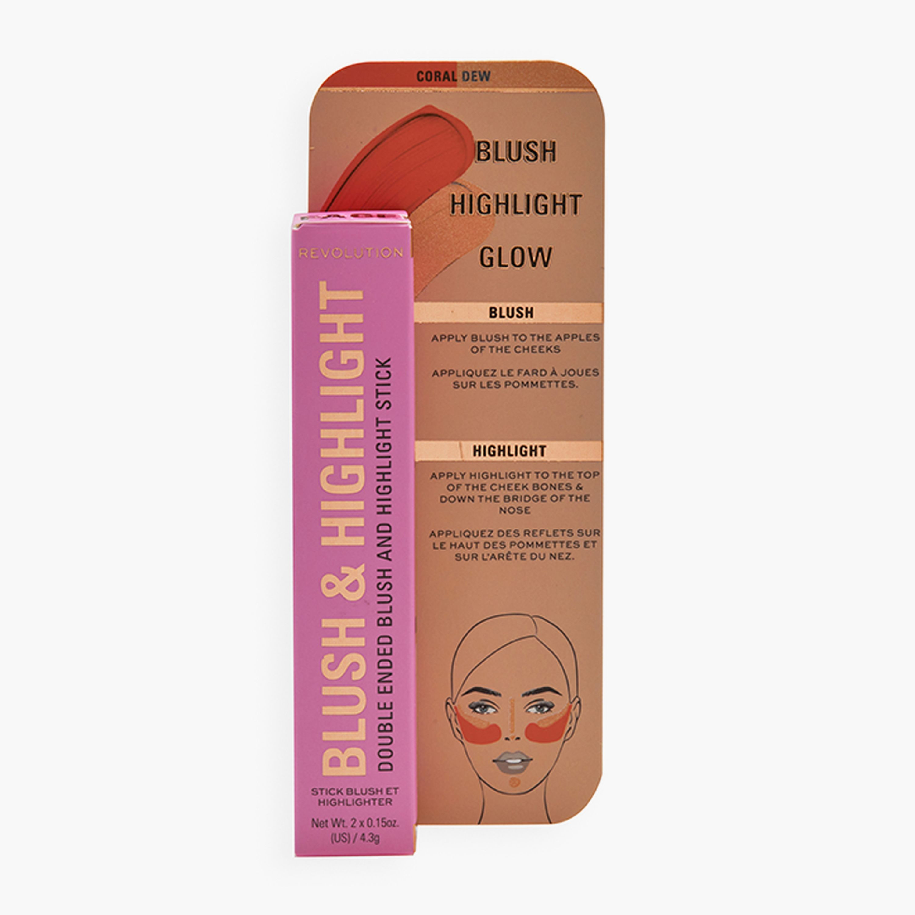 Makeup Revolution Blush & Highlight Stick-beautyandpersonalcare-makeup-face-highlighters-image-1