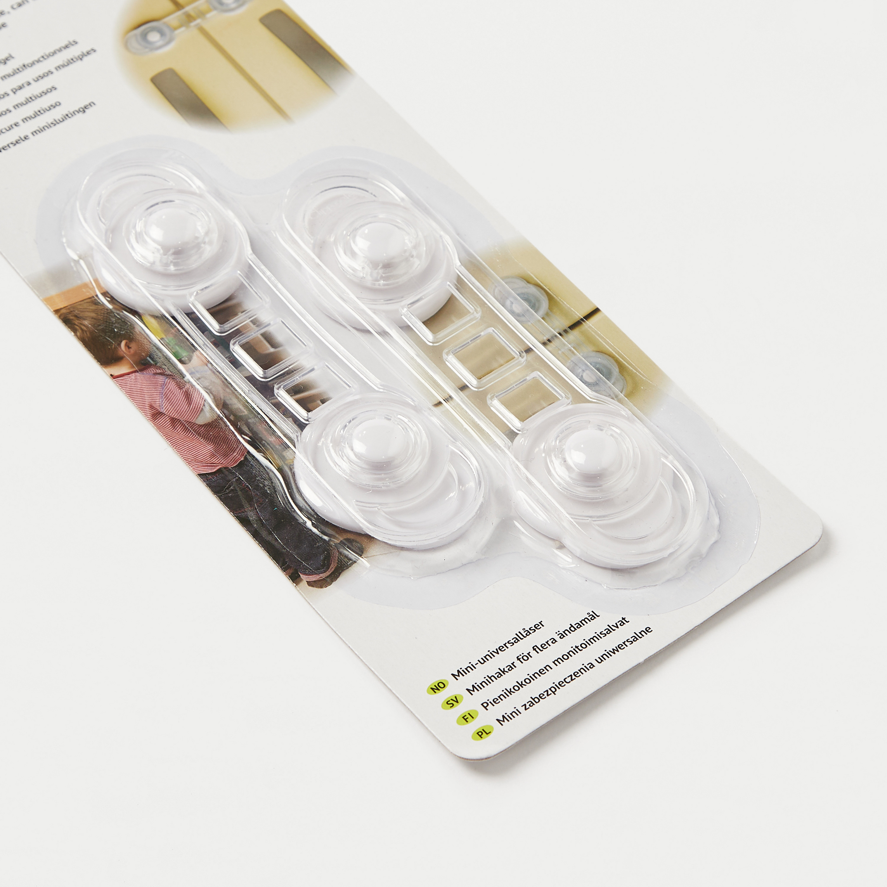 مزالج صغيرة متعددة الأغراض من كليباسيف - طقم من قطعتين-baby-healthandsafety-babyproofing-image-1