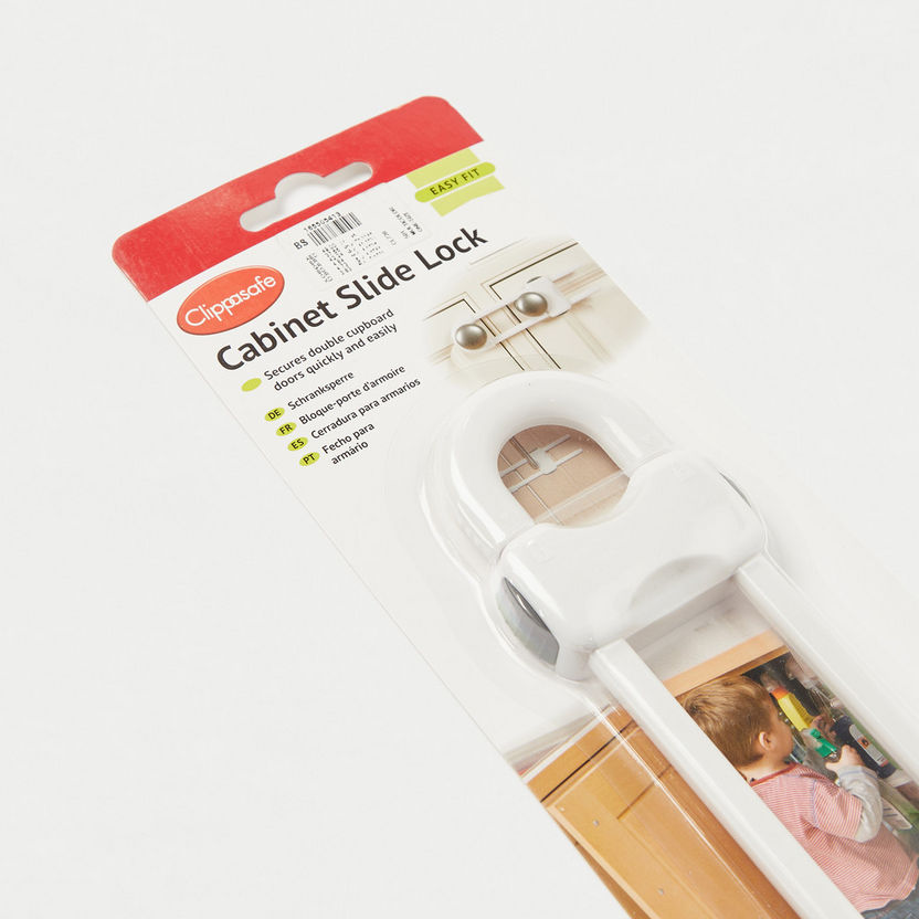 Clippasafe Cabinet Slide Lock-Babyproofing Accessories-image-2