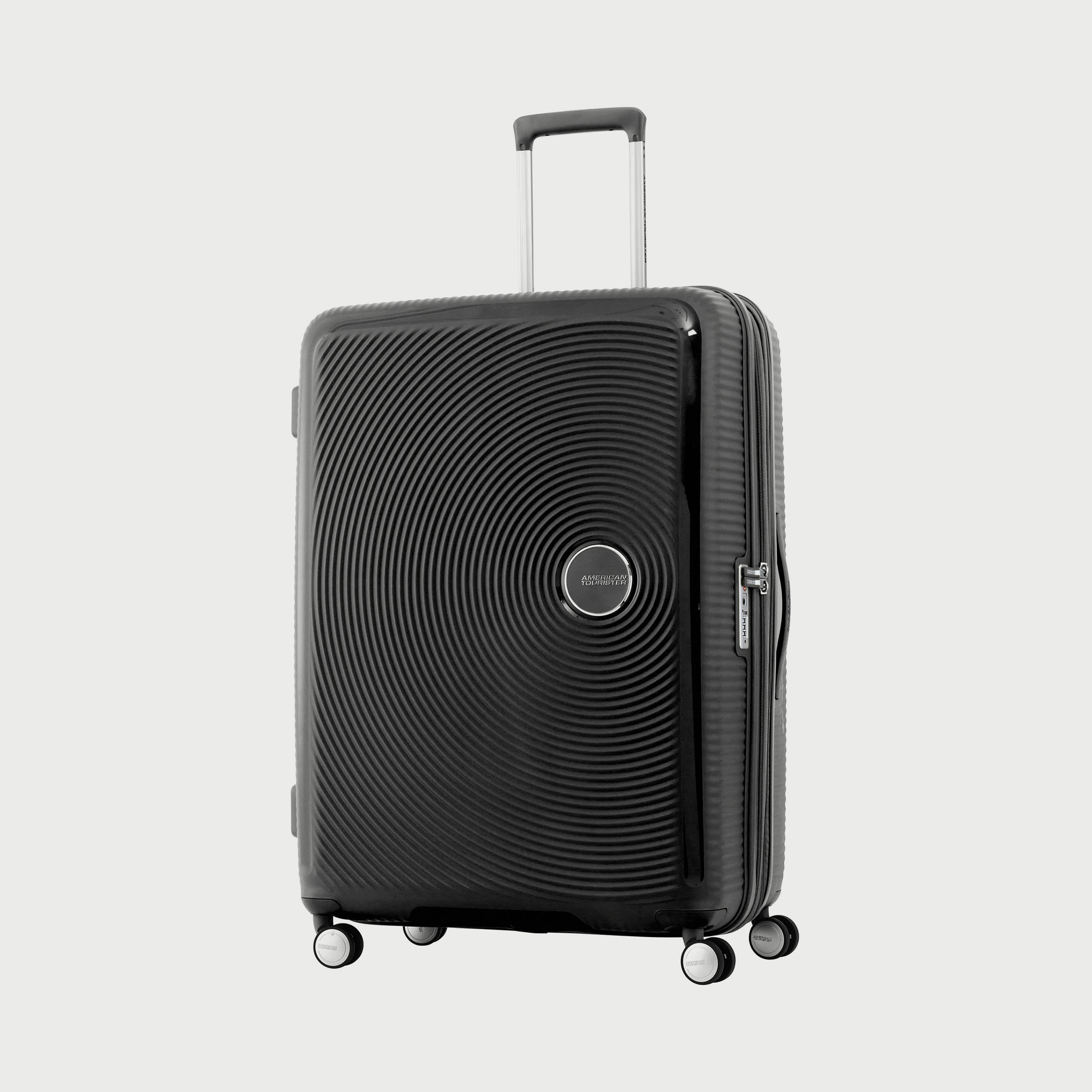 American Tourister 80 CM Large Check-In Textured Hardcase Trolley Bag with Retractable Handle-travel-luggagesandbags-luggage-image-1