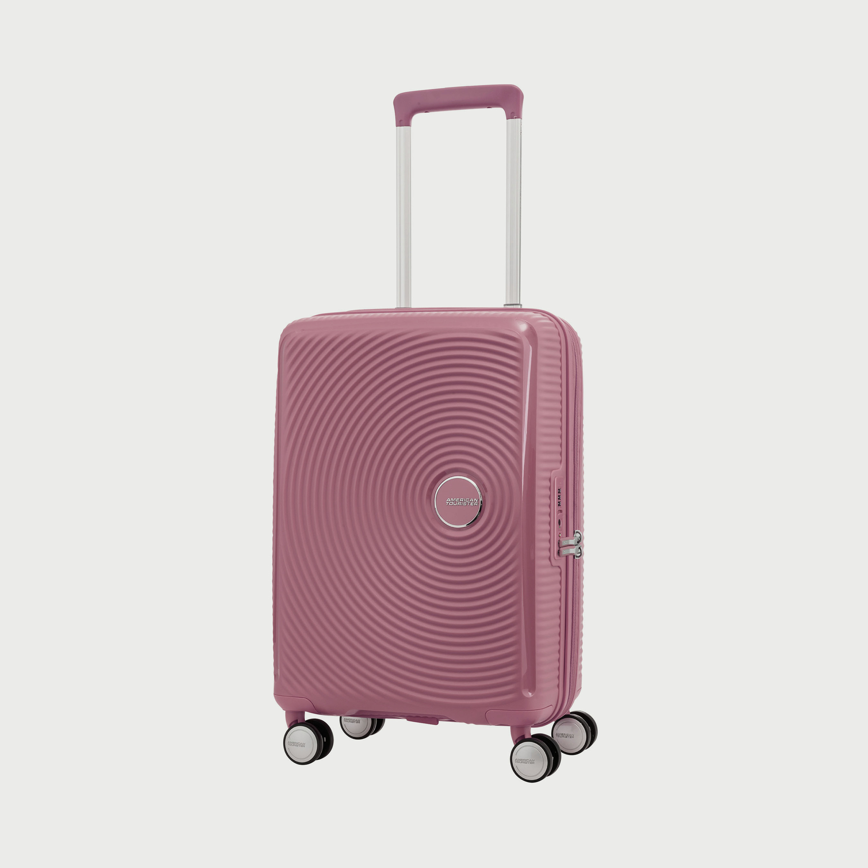 American Tourister 55 CM Cabin Textured Hardcase Trolley Bag with Retractable Handle-travel-luggagesandbags-luggage-image-1
