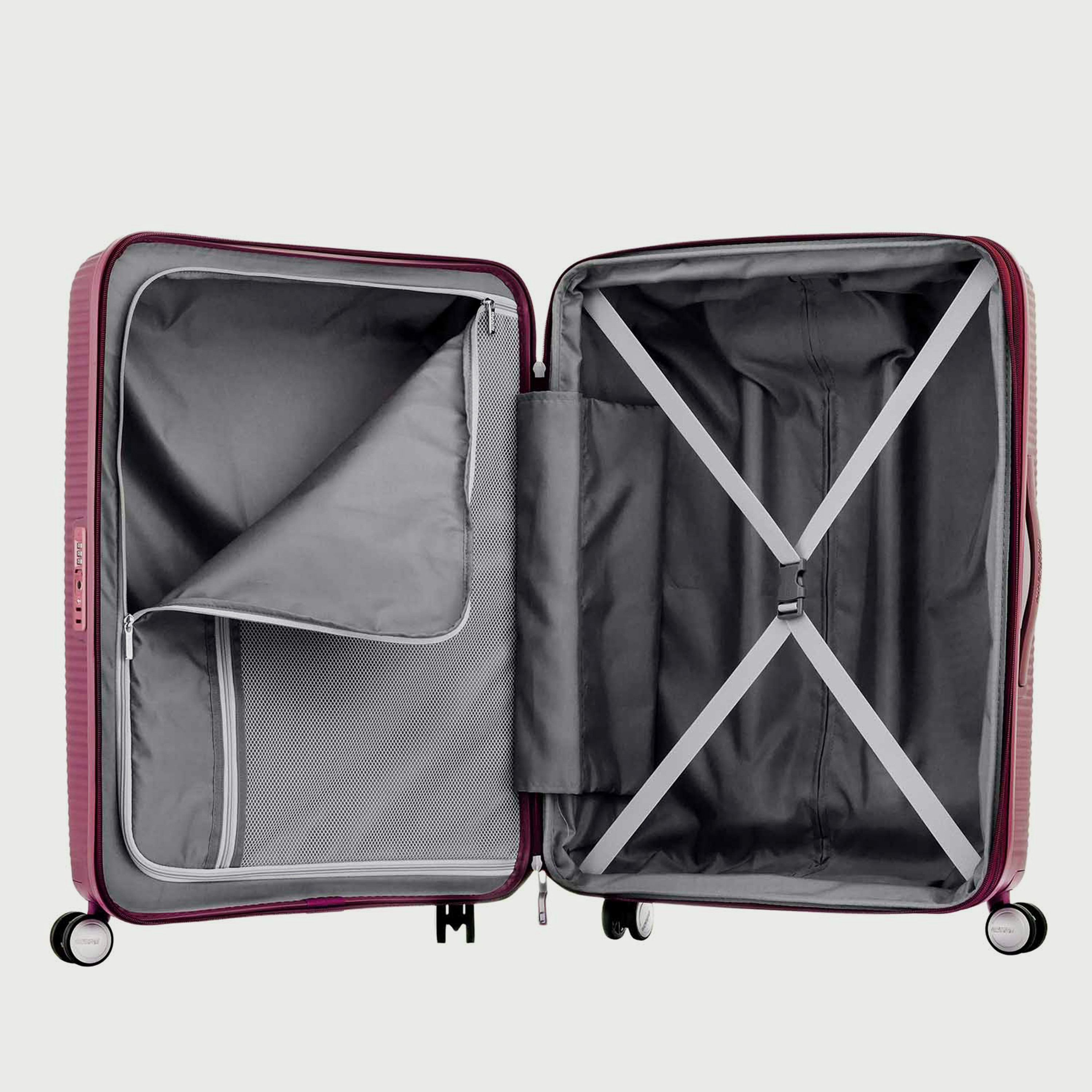 American Tourister 80 CM Large Check-In Textured Hardcase Trolley Bag with Retractable Handle-travel-luggagesandbags-luggage-image-4