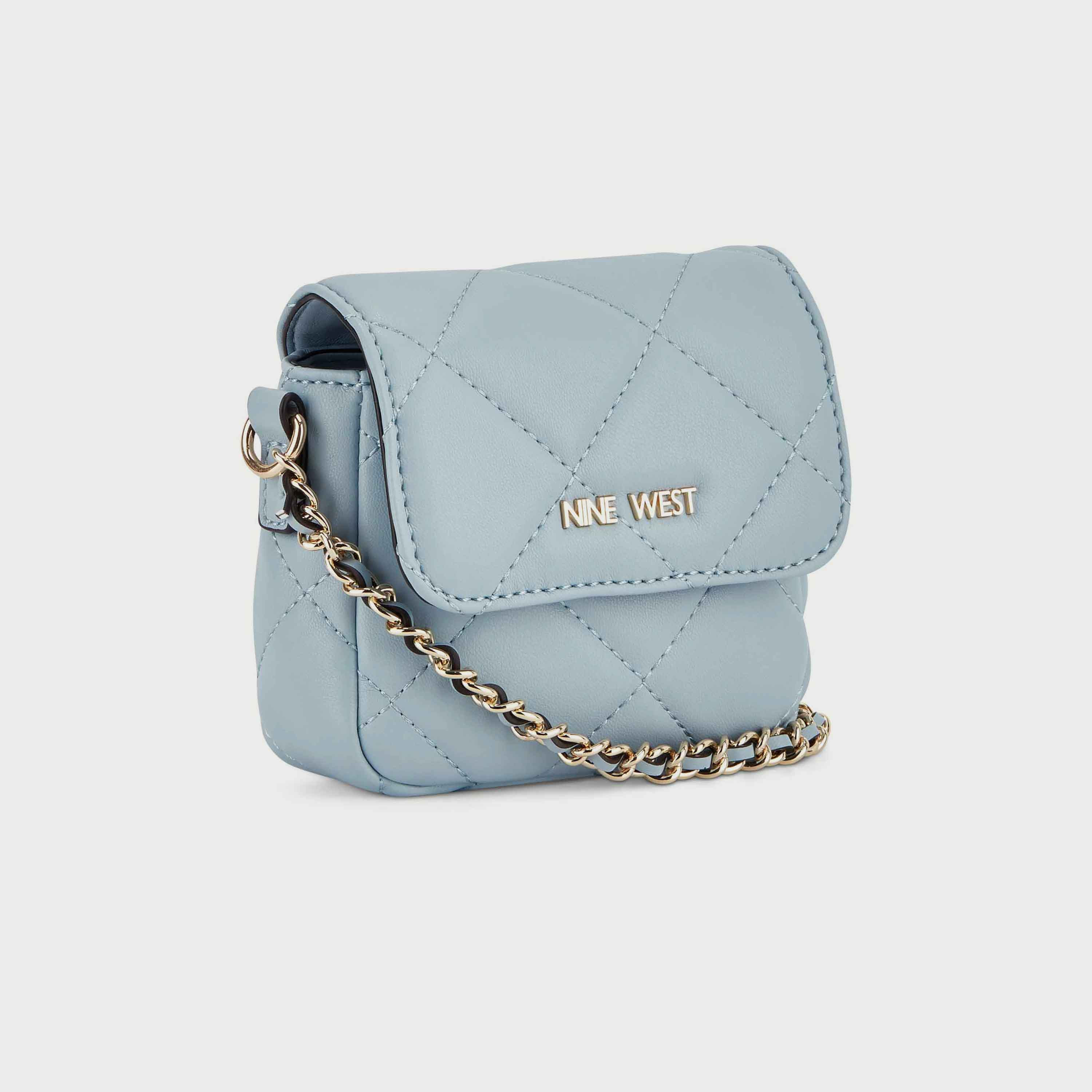 Nine West Crescent Quilted Crossbody Bag with Zip Closure and Strap in Beige-women-bagsandwallets-handbags-image-2