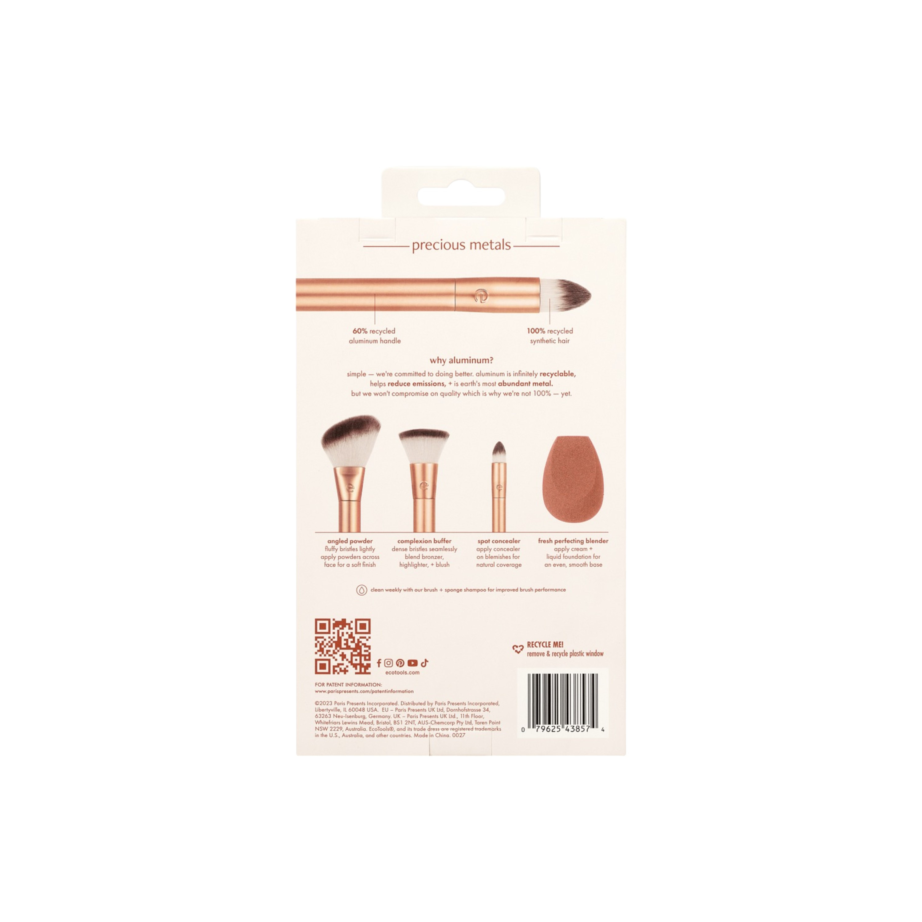 EcoTools Precious Metals Face Blend and Sculpt Set-beautyandpersonalcare-bathandbody-toolsandaccessories-bathaccessories-image-2