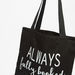 Missy Slogan Print Shopper Bag with Handles-Women%27s Handbags-thumbnail-2