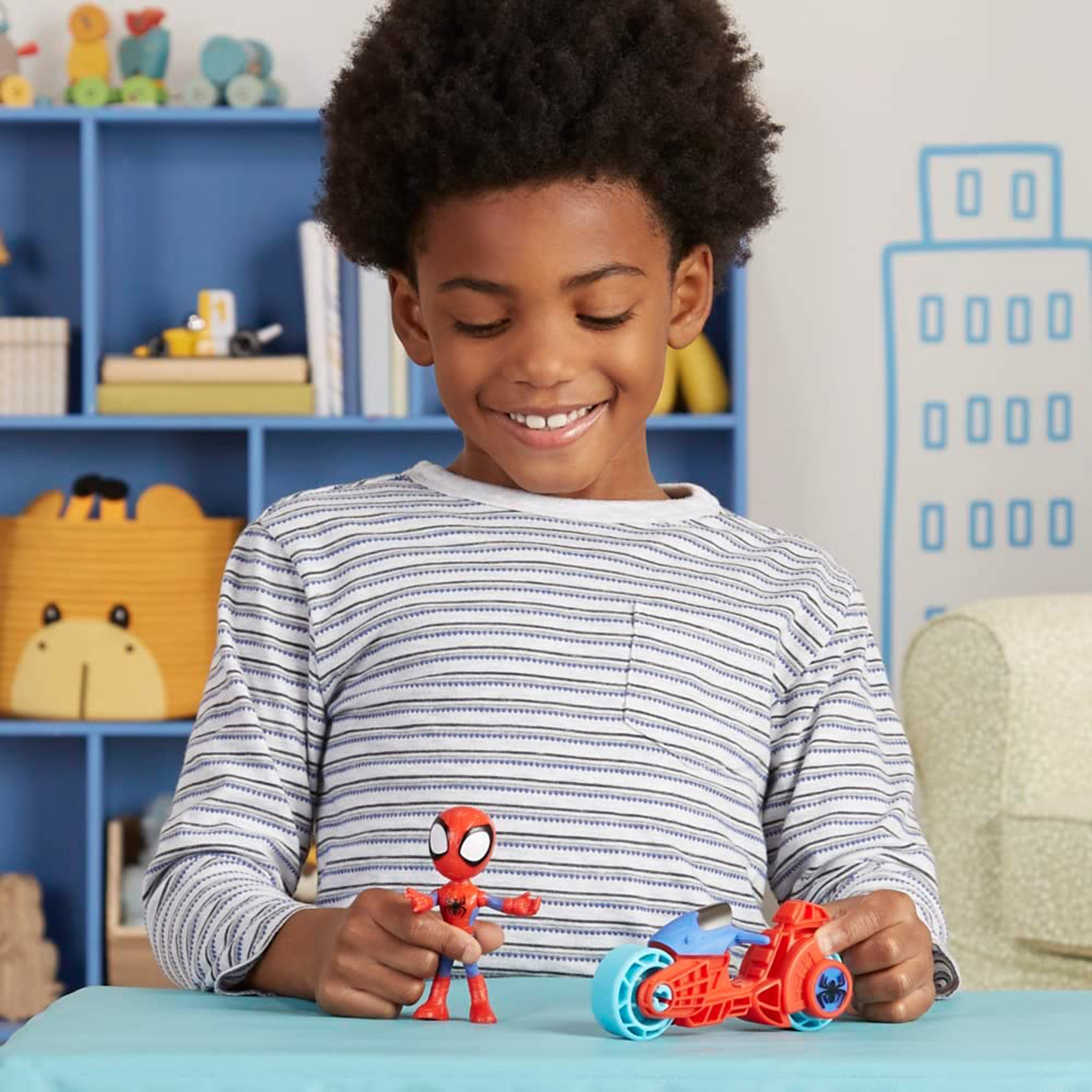 Hasbro Spider-Man Figurine and Bike Set-toys-playfigures-actionfigures-image-4