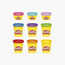 مجموعة علب عجين تشكيل 9 قطع من بلاي دوه-toys-educational-doughtoys-image-2