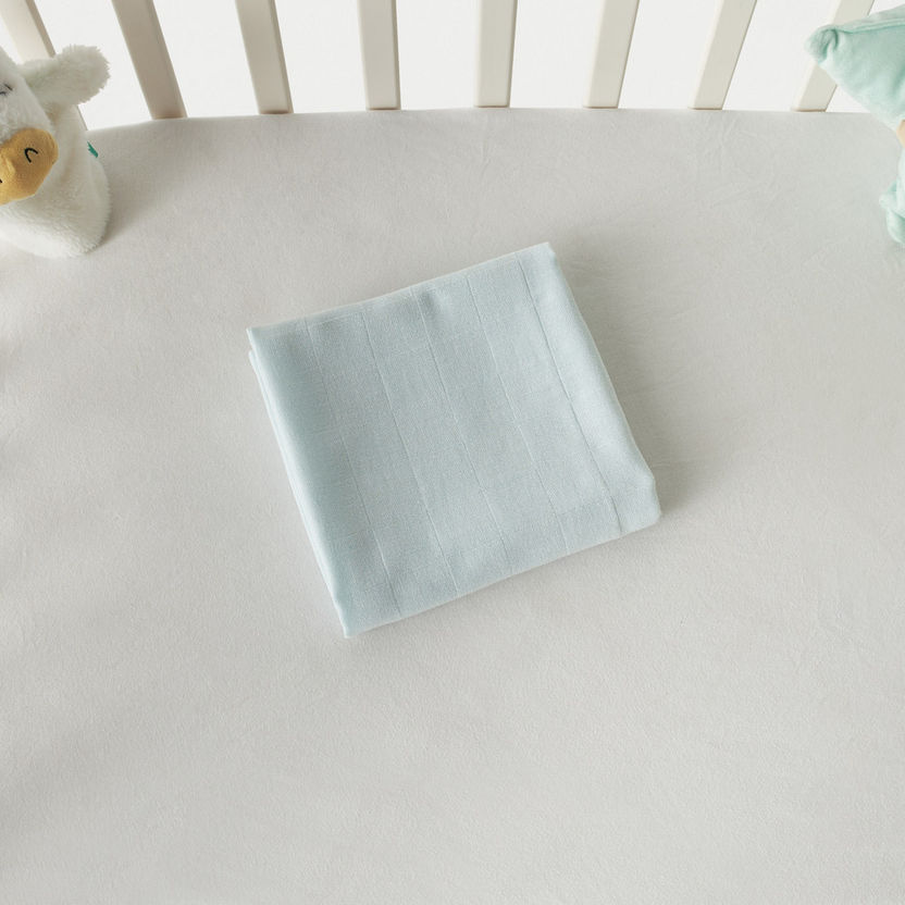 Juniors Solid Swaddle Wrap - 90x90 cm-Swaddles and Sleeping Bags-image-3