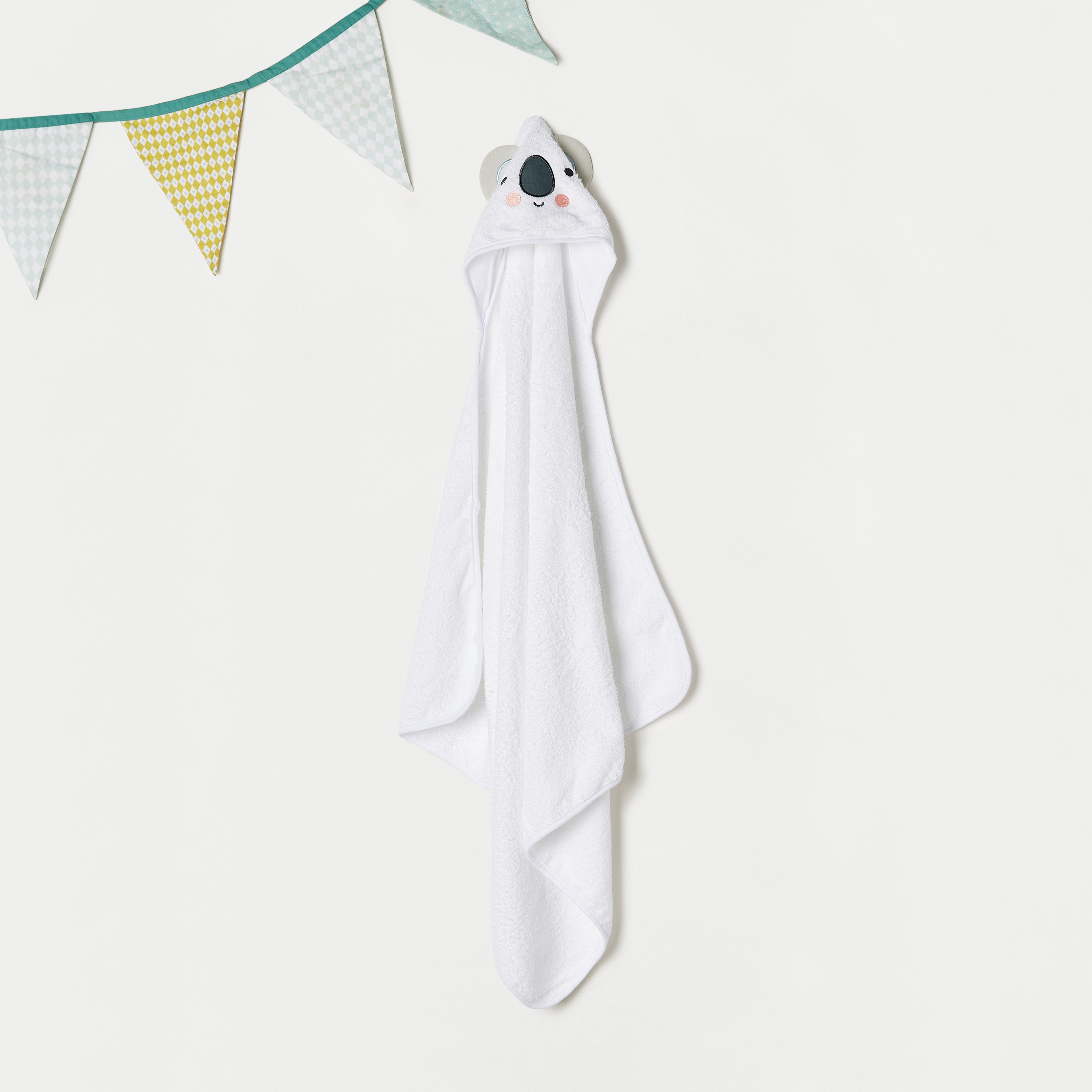 Juniors Panda Hooded Towel - 76x76 cm-baby-bathandcare-towels-image-1