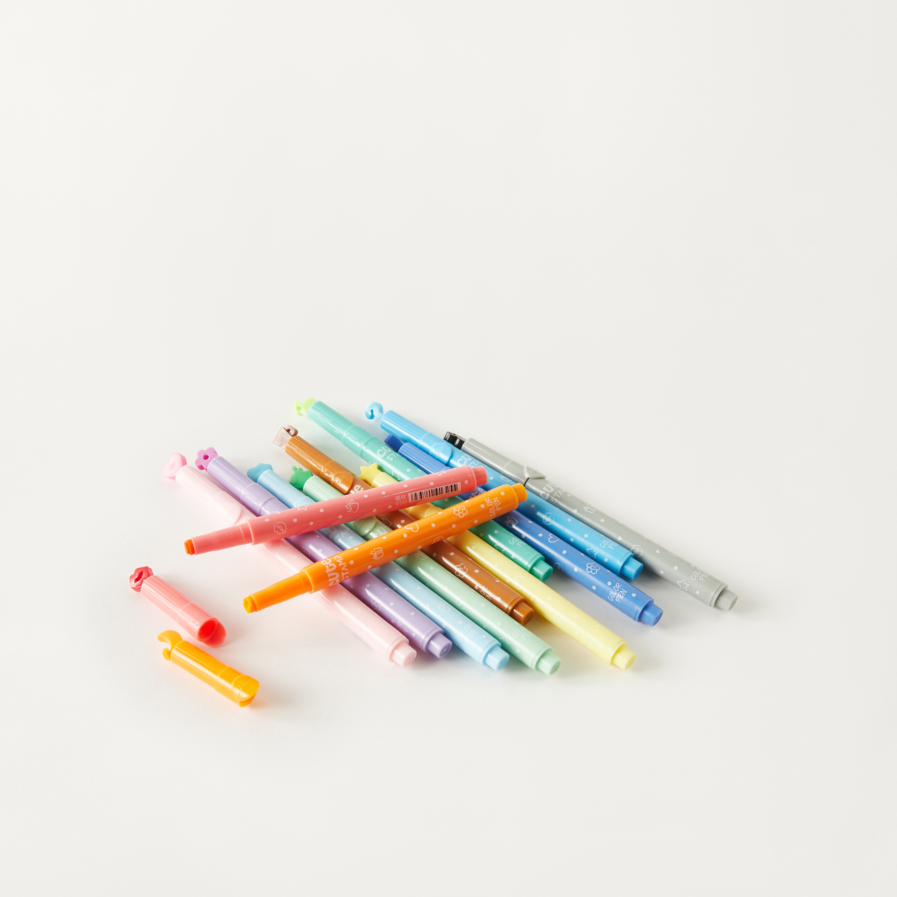 طقم أقلام ختم 12 قطعة من فايندز-school-stationery-pensandpencils-image-1