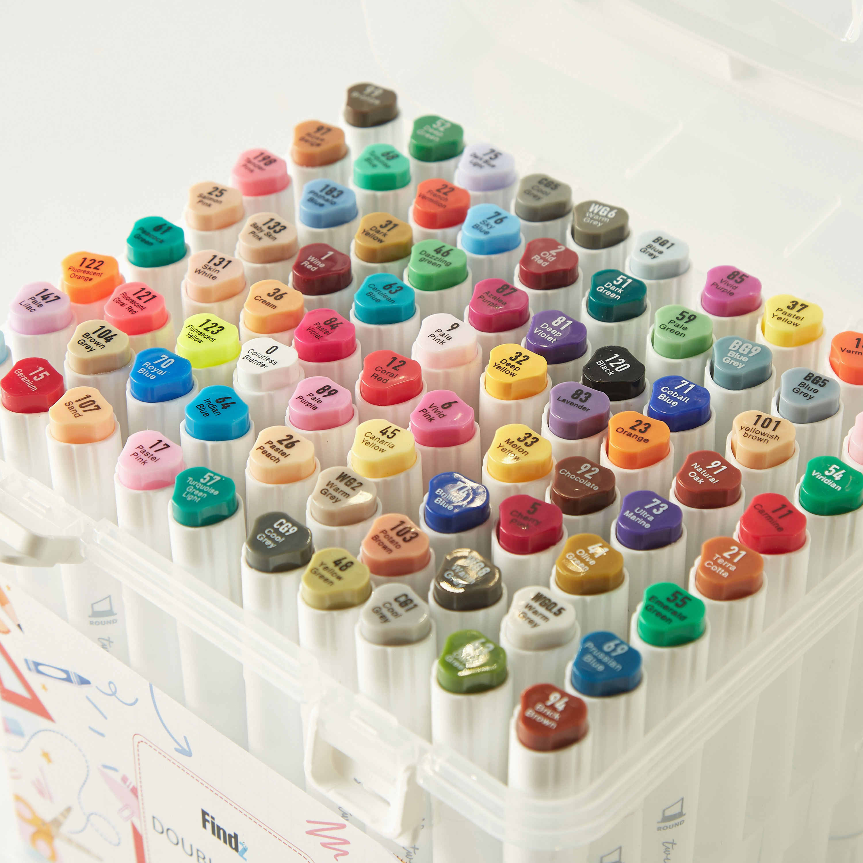 Findz 80-Piece Marker Pen Set-school-stationery-pensandpencils-image-1