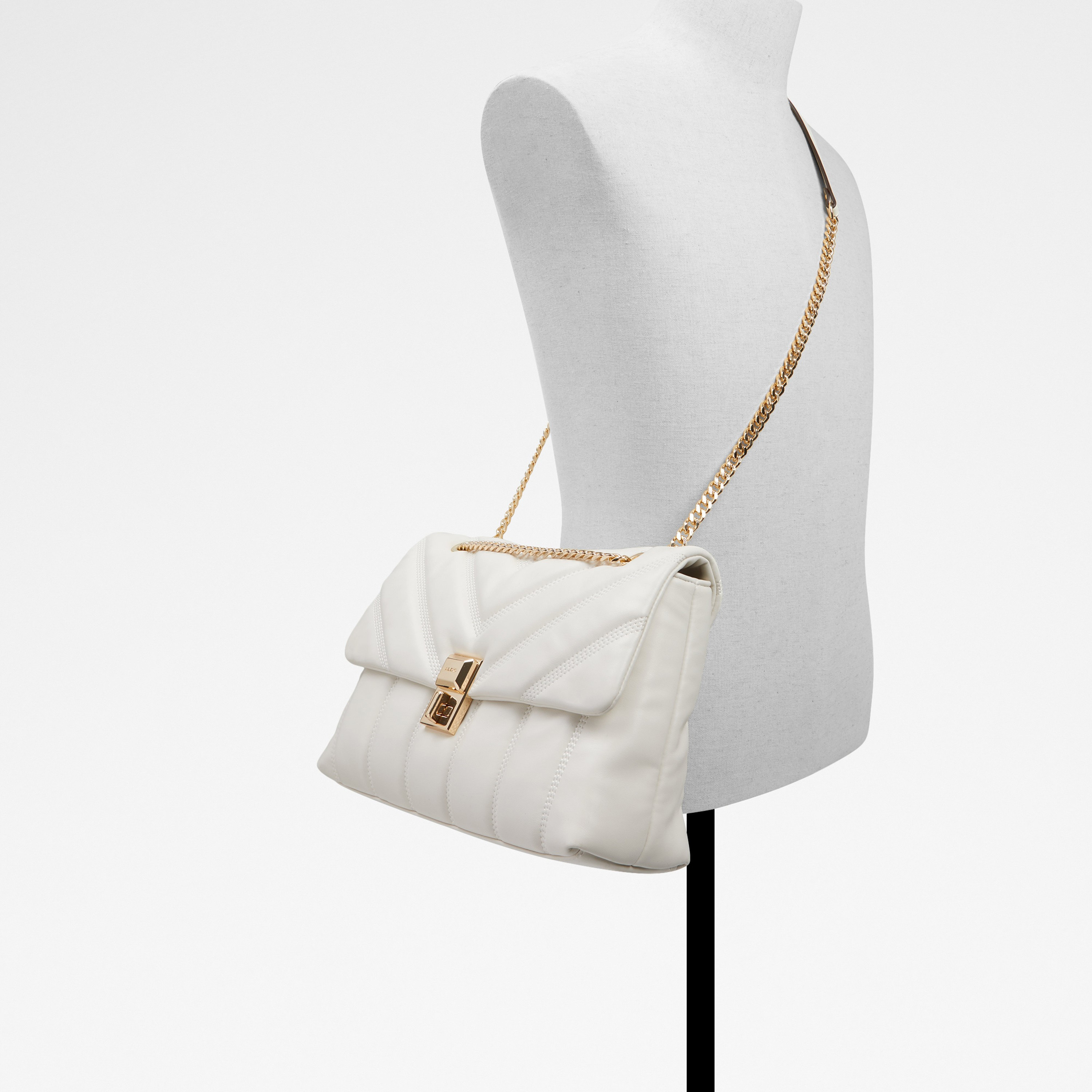 Aldo Celadan Quilted Crossbody Bag with Turn Lock Closure in Black-women-bagsandwallets-handbags-image-9