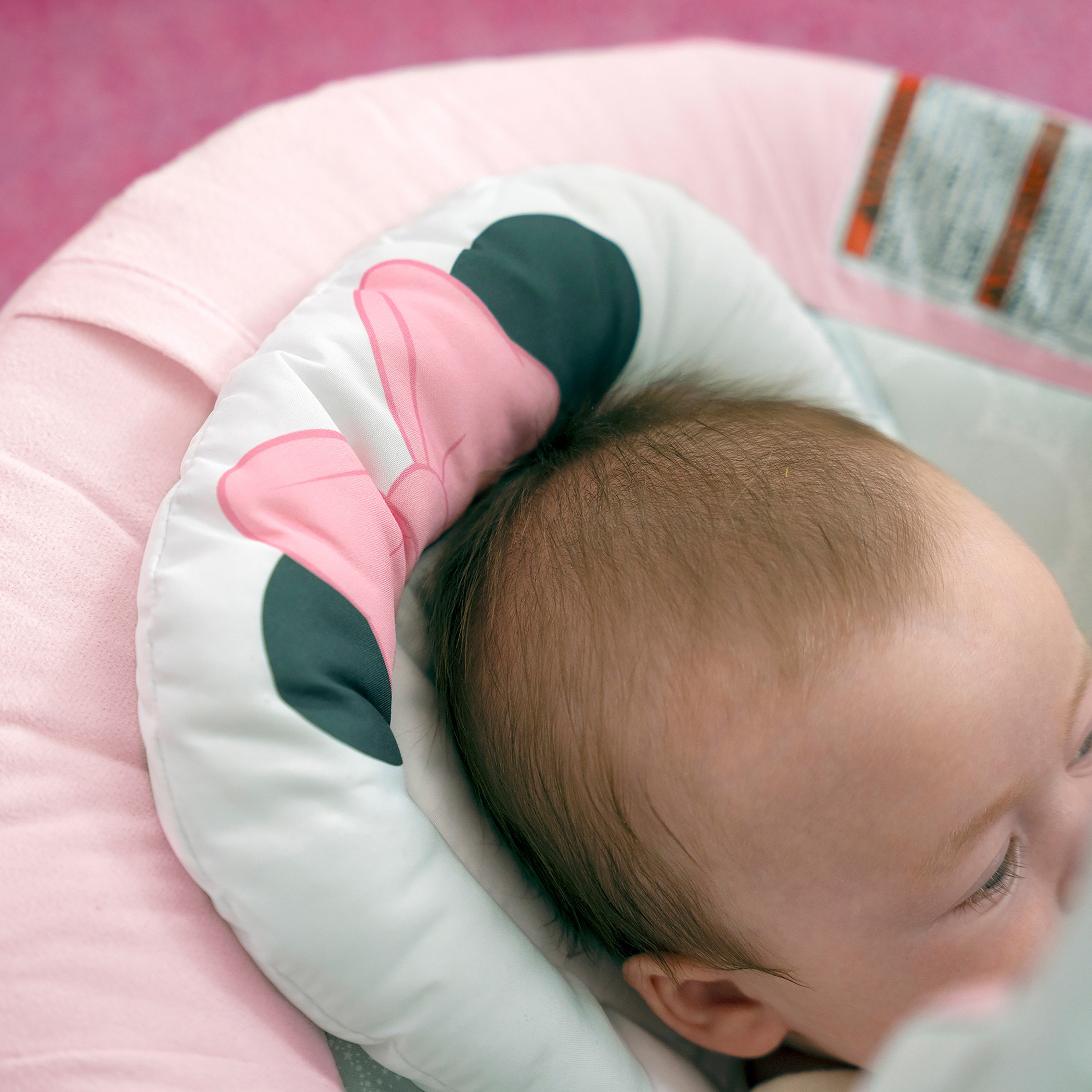 Bright Starts Minnie Mouse Print Rosy Skies Comfy Bouncer-baby-infantactivity-bouncers-image-7