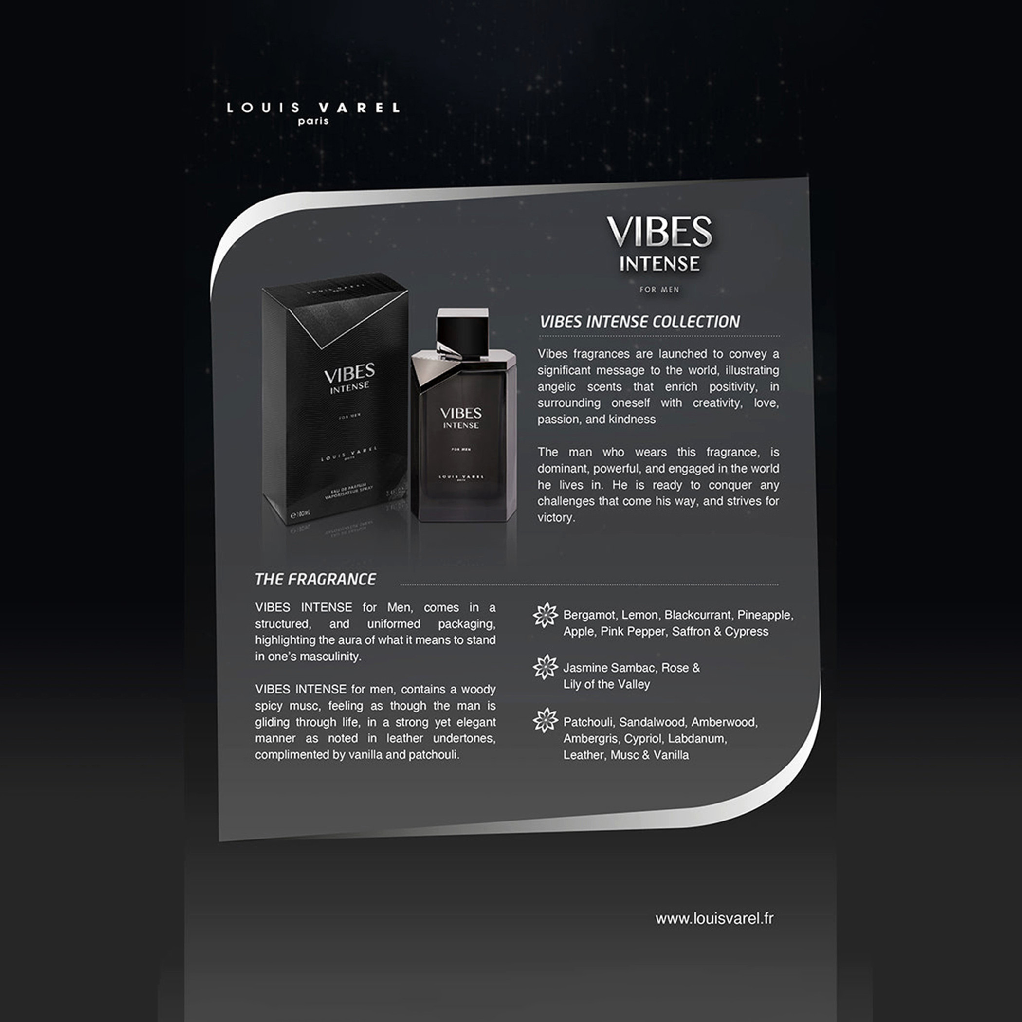 عطر أو دو بارفان فايبس انتنس للرجال من لويس فاريل - 100 مل-beautyandpersonalcare-fragrance-men-image-3