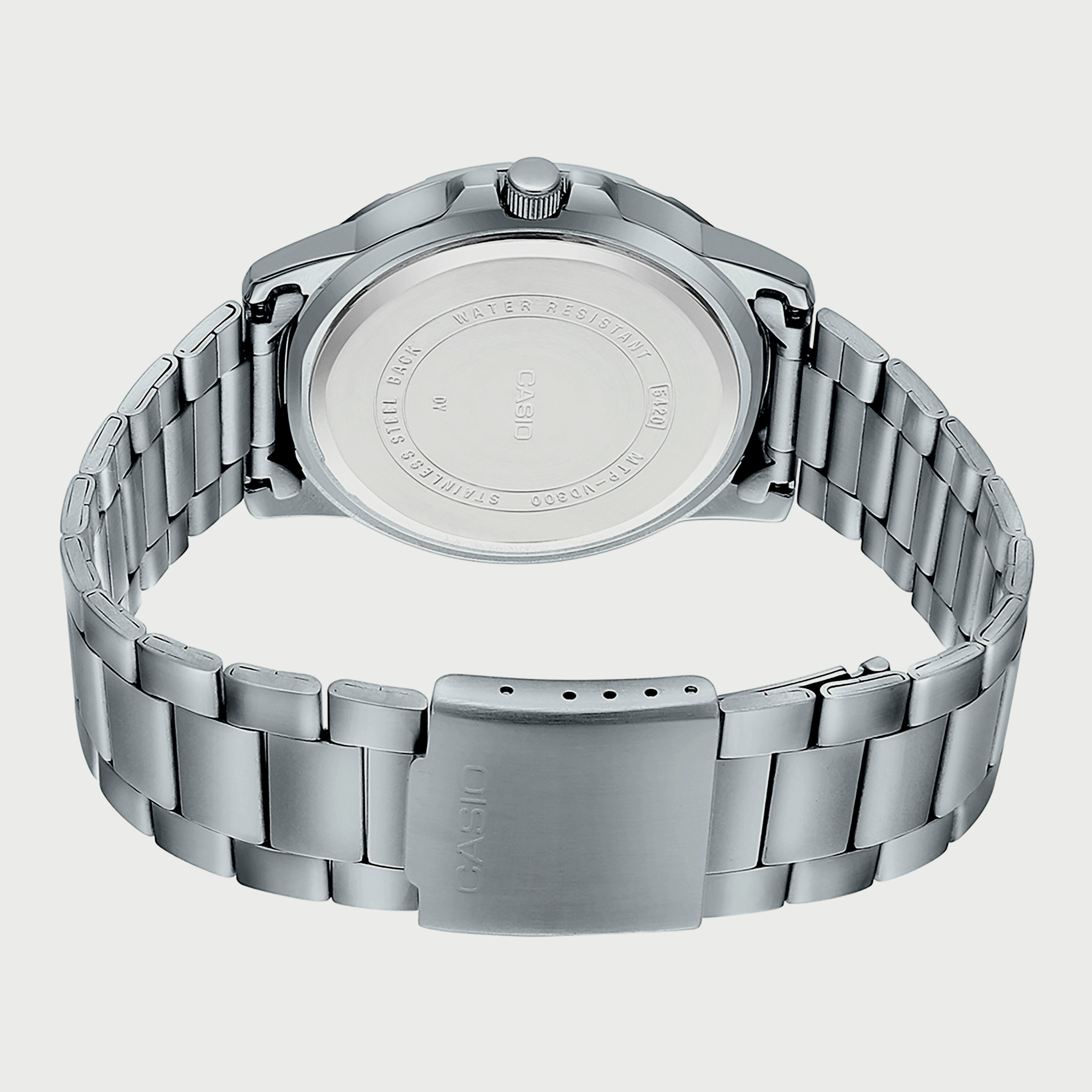 Casio Men's Silver Analog Stainless Steel Strap Watch MTP-VD300D-1EUDF-men-watchesandjewellery-watches-image-3