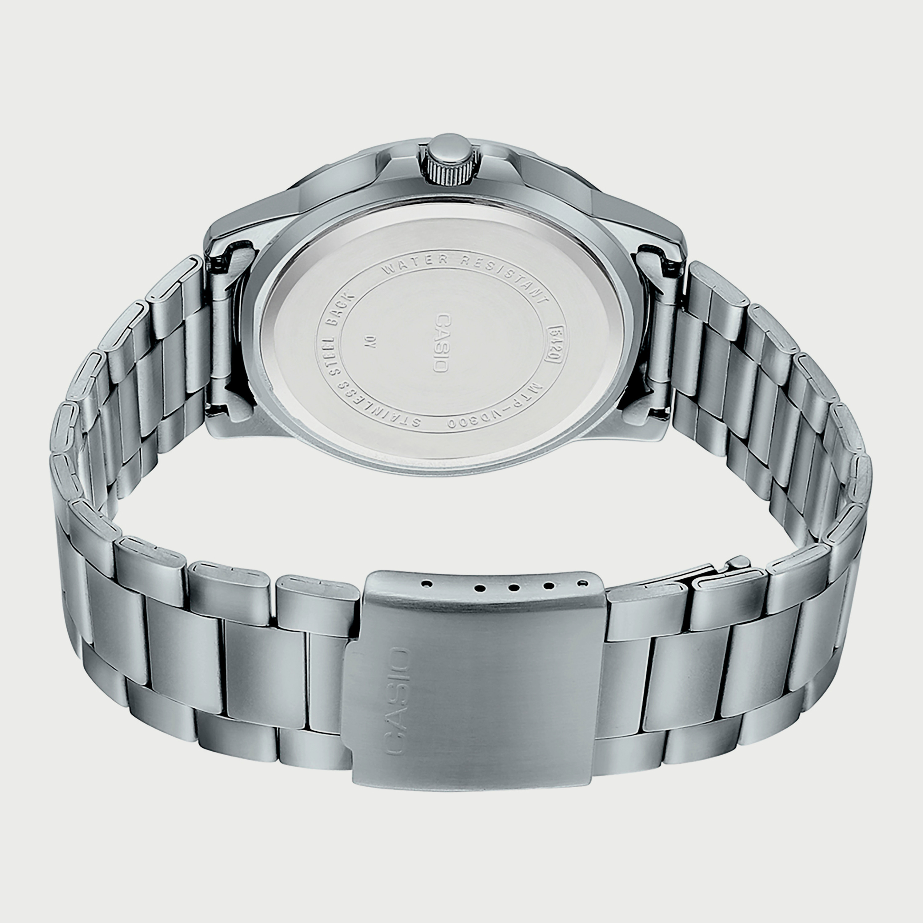 Casio Men's Silver Analog Stainless Steel Strap Watch MTP-VD300D-7EUDF-men-watchesandjewellery-watches-image-3