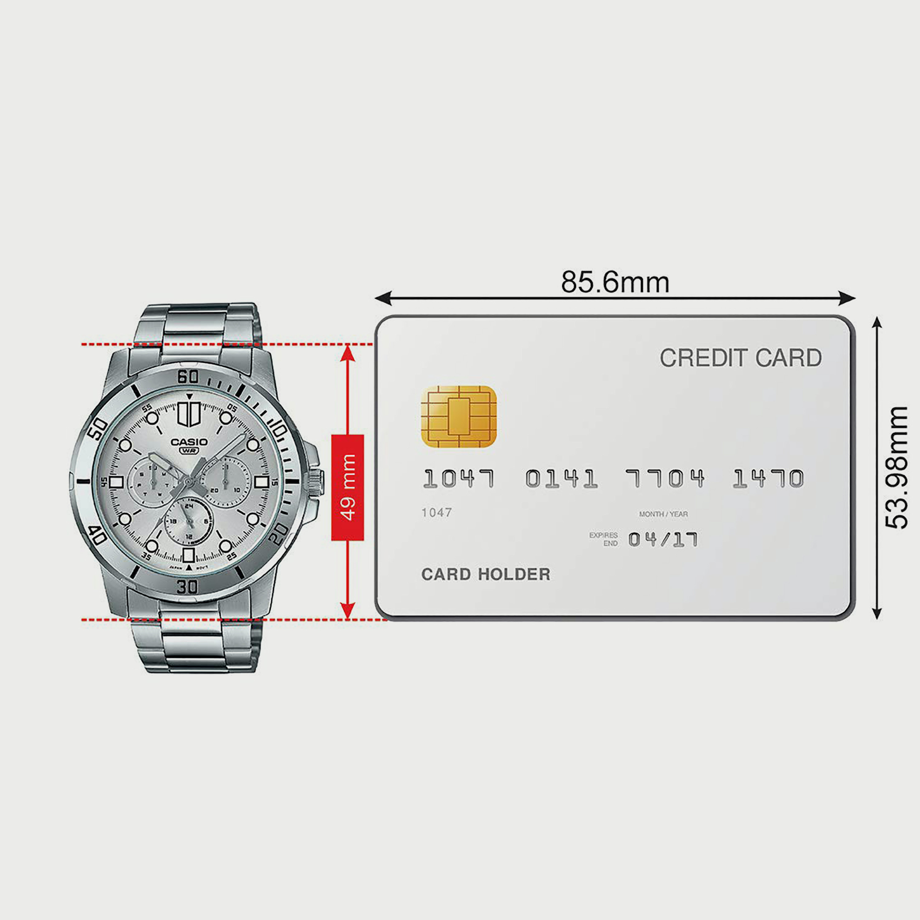Casio Men's Silver Analog Stainless Steel Strap Watch MTP-VD300D-7EUDF-men-watchesandjewellery-watches-image-5