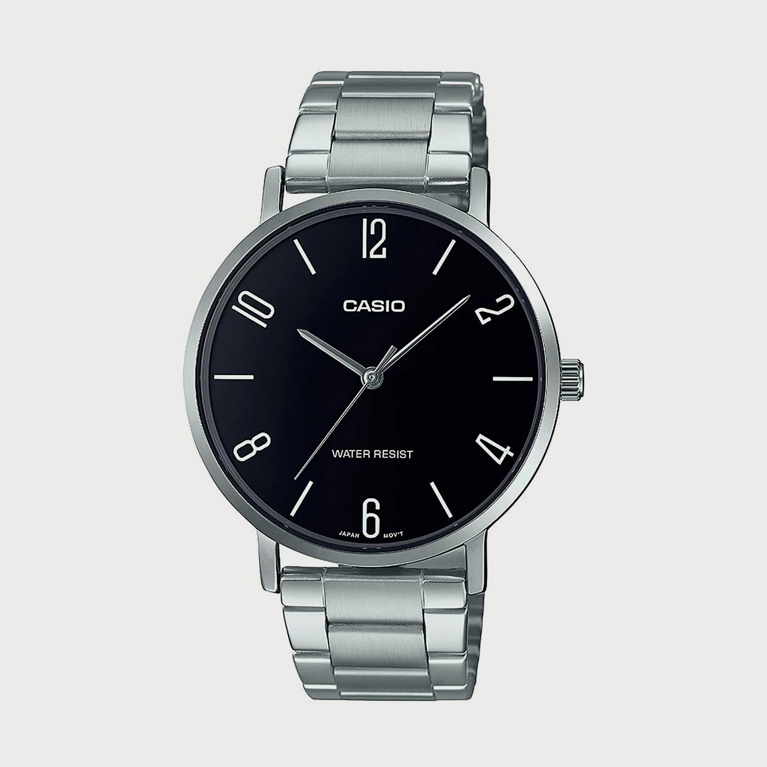 VT01D-1B2UDF ساعد يد أنالوج للرجال بسوار ستانلس ستيل الفضي ام تي بي من كاسيو-men-watchesandjewellery-watches-image-1