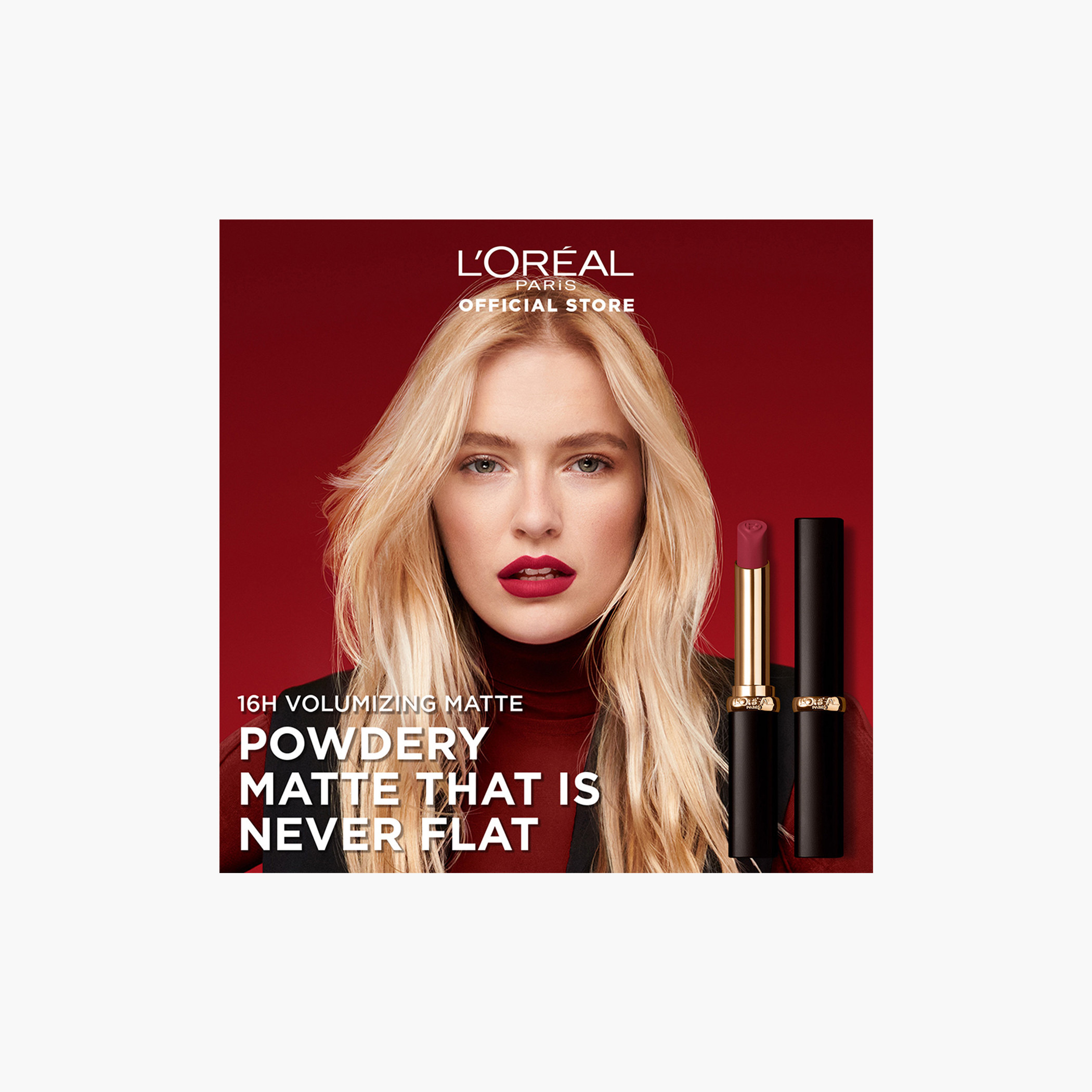أحمر شفاه مطفي كثيف كلر ريتش من لوريال باريس-beautyandpersonalcare-makeup-lips-lipsticks-image-5
