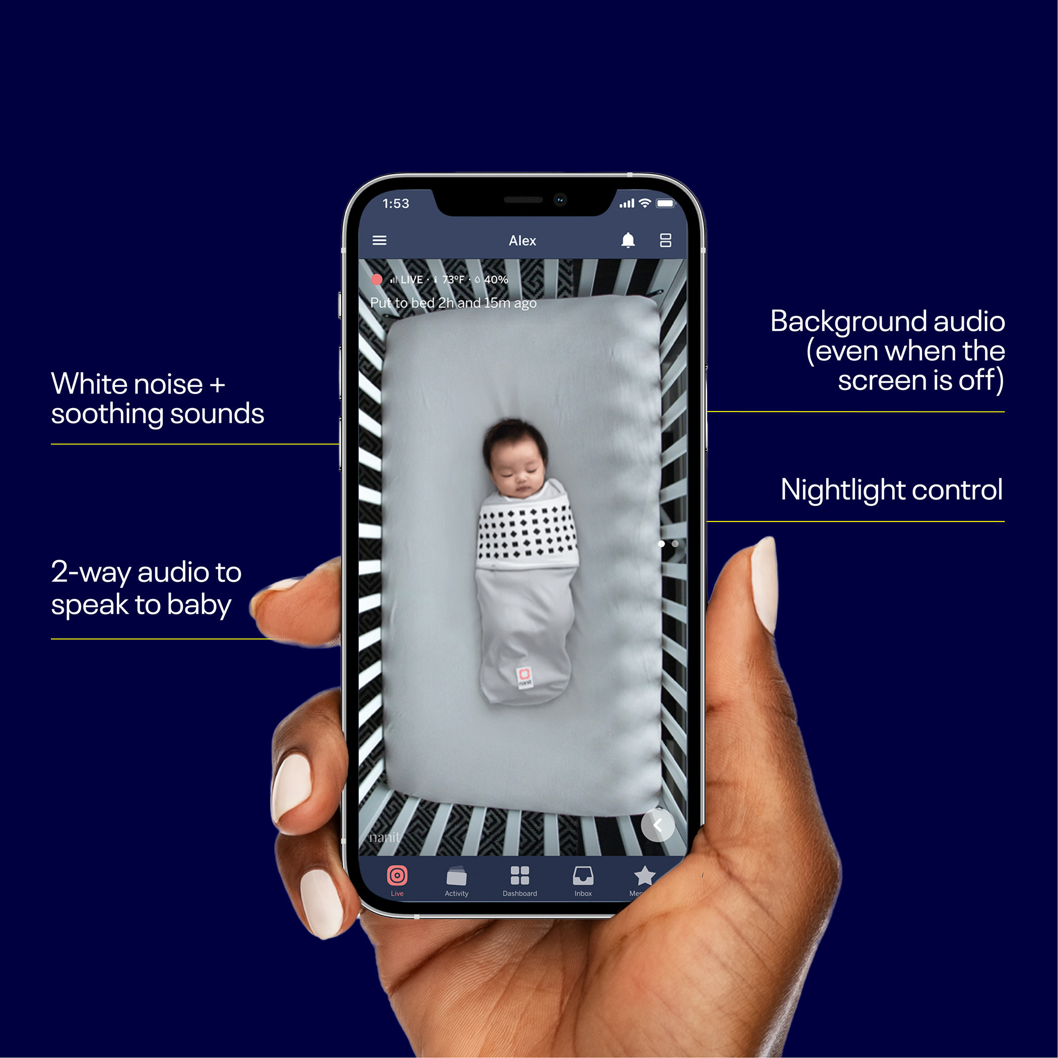Nanit Pro Baby Monitor with Wall Mount-baby-healthandsafety-babymonitors-image-4