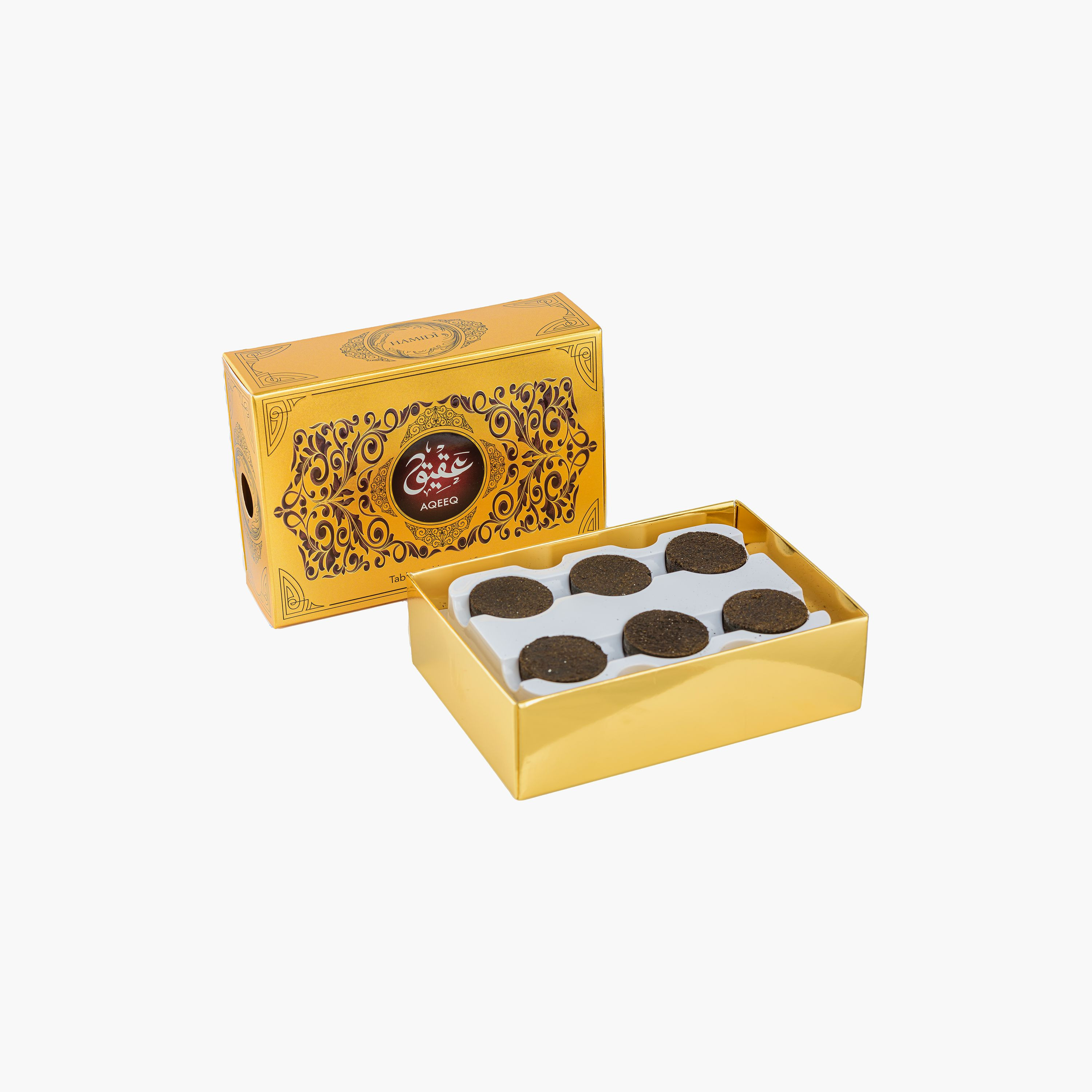 Hamidi Luxury Al Mas Hamidi Tablet Bakhoor - Set of 12-household-homefragrance-potpourri-image-1