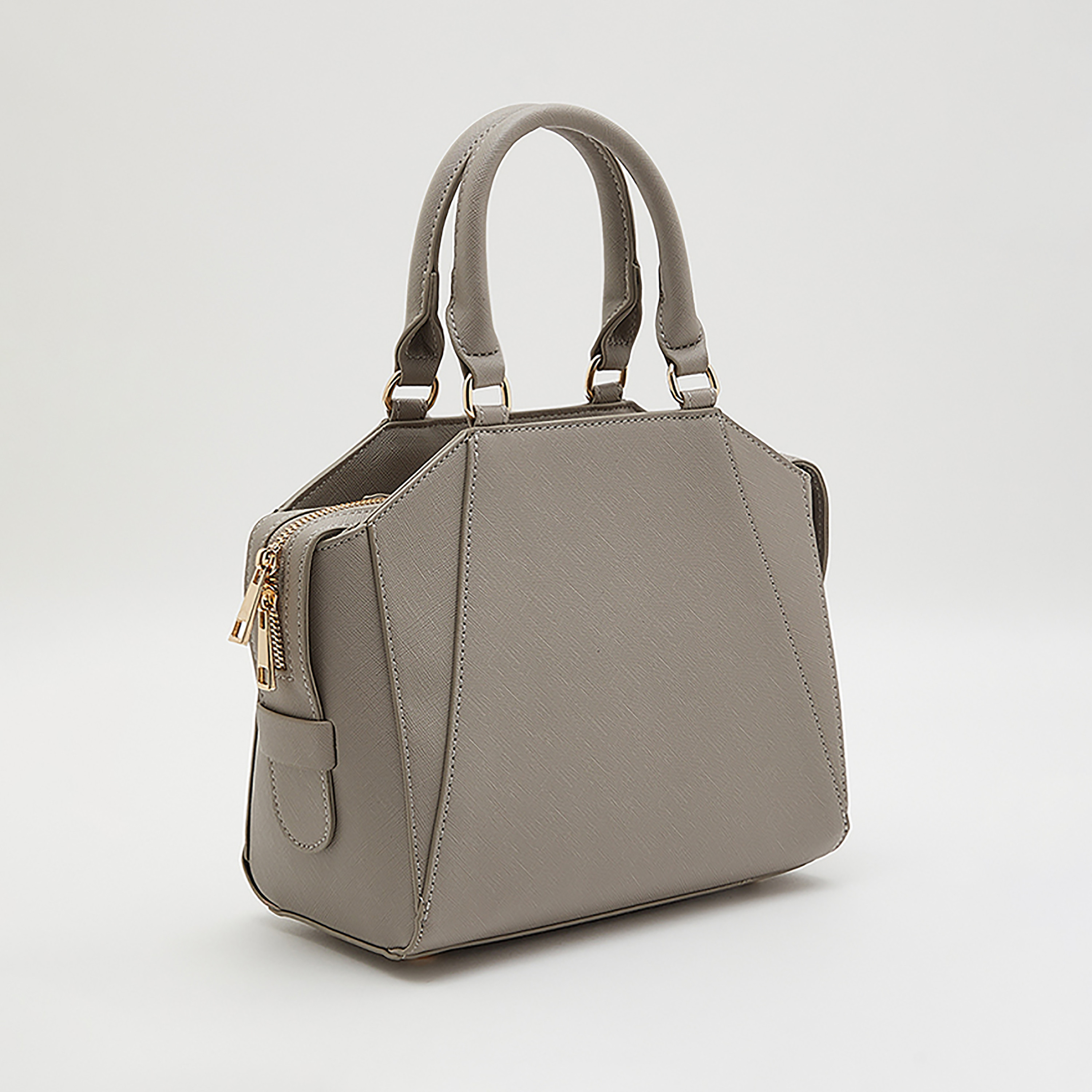 حقيبة بيفرلي هيلز بولو كلوب منسوجة مع سحاب للإغلاق باللون الأسود-women-bagsandwallets-handbags-image-6