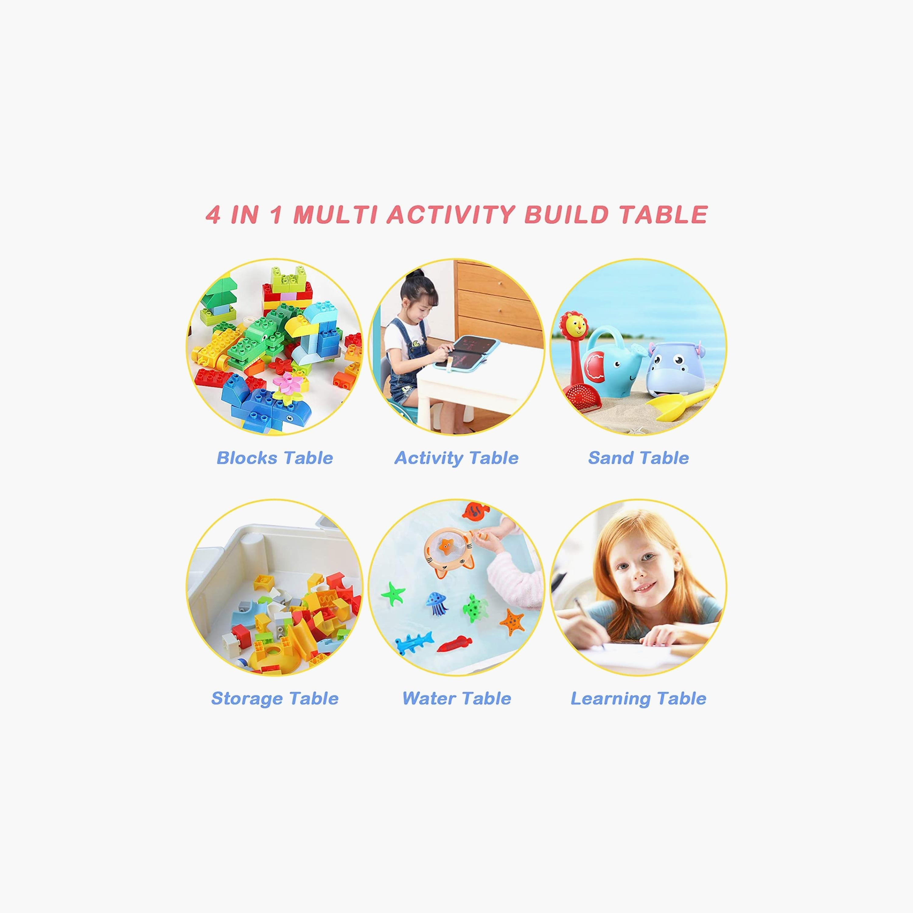 Little Story 4-in-1 Activity and Block Table with 50 Blocks-toys-buildingblocks-blocks-image-5