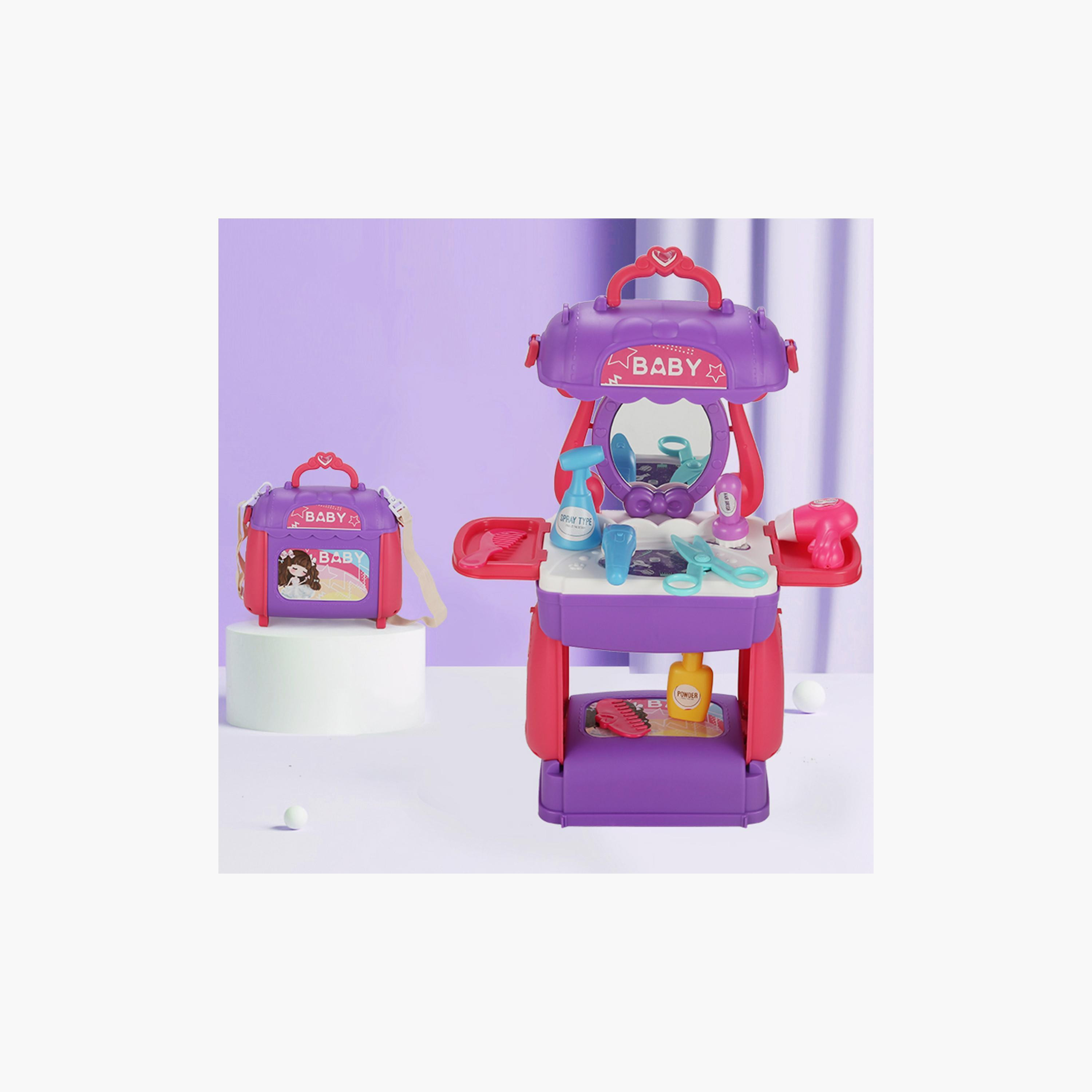 مجموعة ألعاب بيوتي ستيشن من ليتل ستوري-toys-roleplay-makeupandcosmeticsets-image-3
