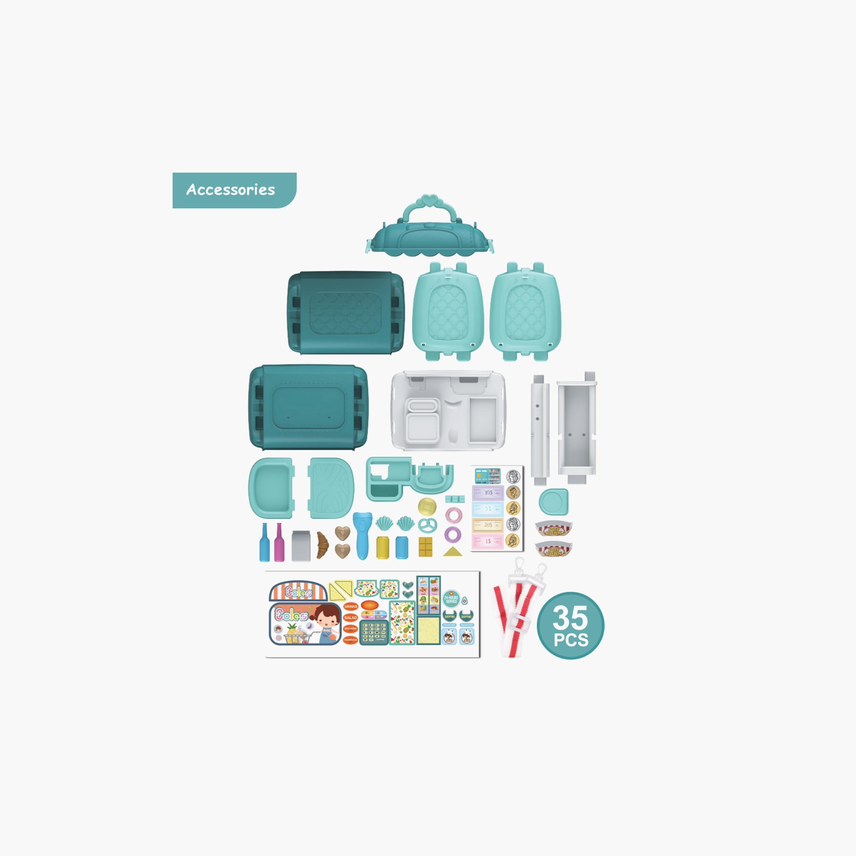 Little Story 35-Piece Shopkeeper Playset in Satchel Bag-toys-roleplay-supermarketandshoppingsets-image-4