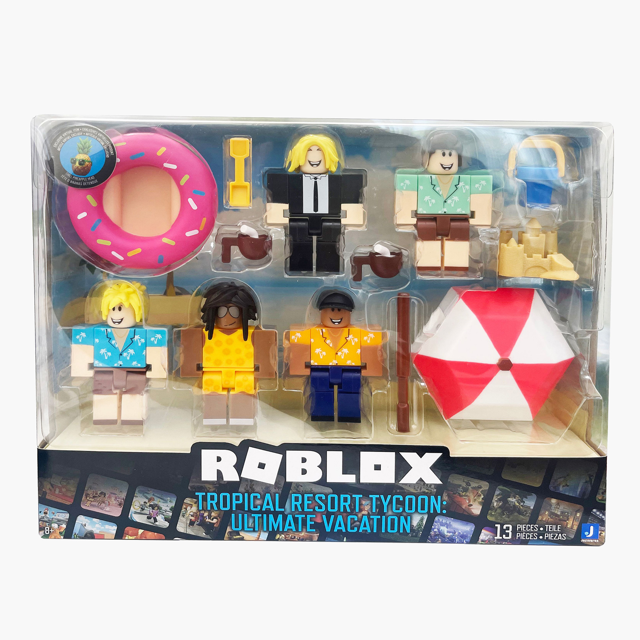 Jazwares Roblox Topical Resort Tycoon Ultimate Vacation Playset-toys-dollsandplaysets-dollplaysets-image-1