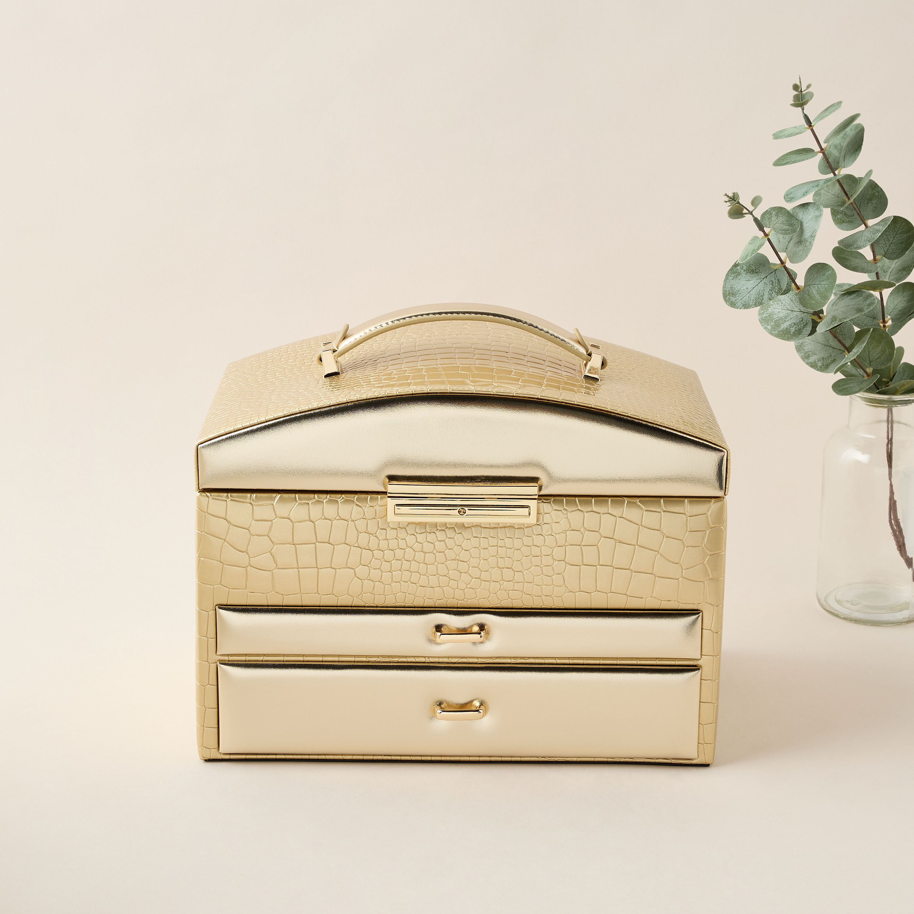 Jewellery Organizer with 3 Layers - 30x20x22 cms-women-watchesandjewellery-jewellery-storage-image-1