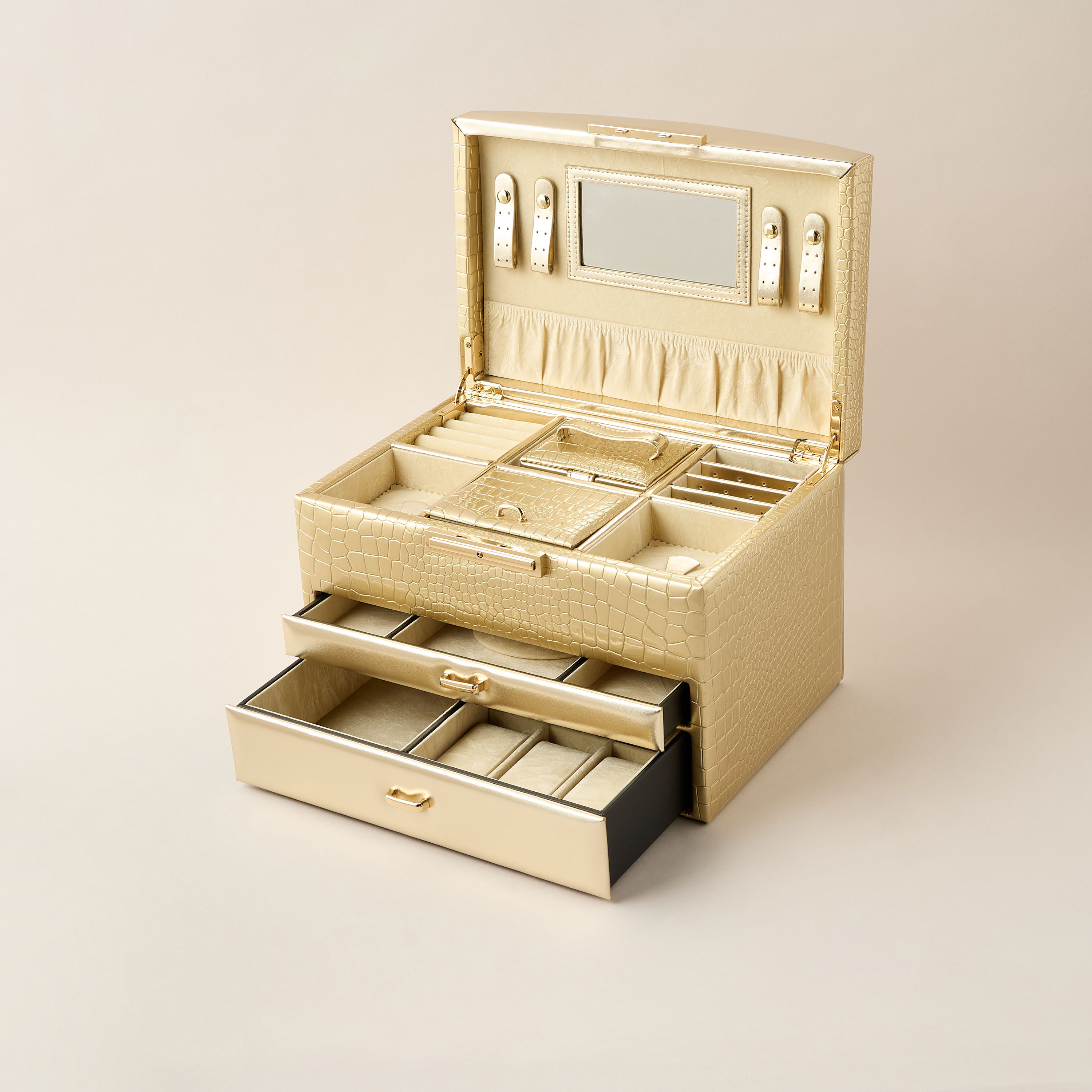 Jewellery Organizer with 3 Layers - 30x20x22 cms-women-watchesandjewellery-jewellery-storage-image-3